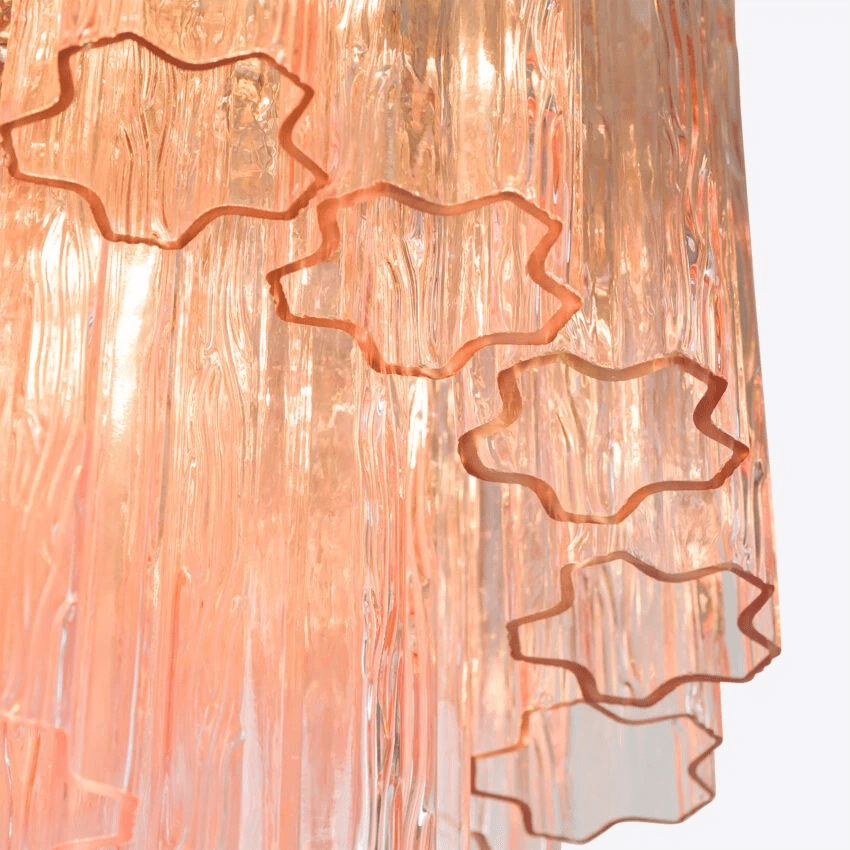 Aurora Chandelier Small Treviso Murano Glass Tube - Letslighting