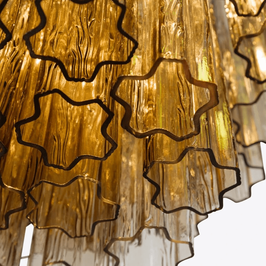 Aurora Chandelier Small Treviso Murano Glass Tube - Letslighting