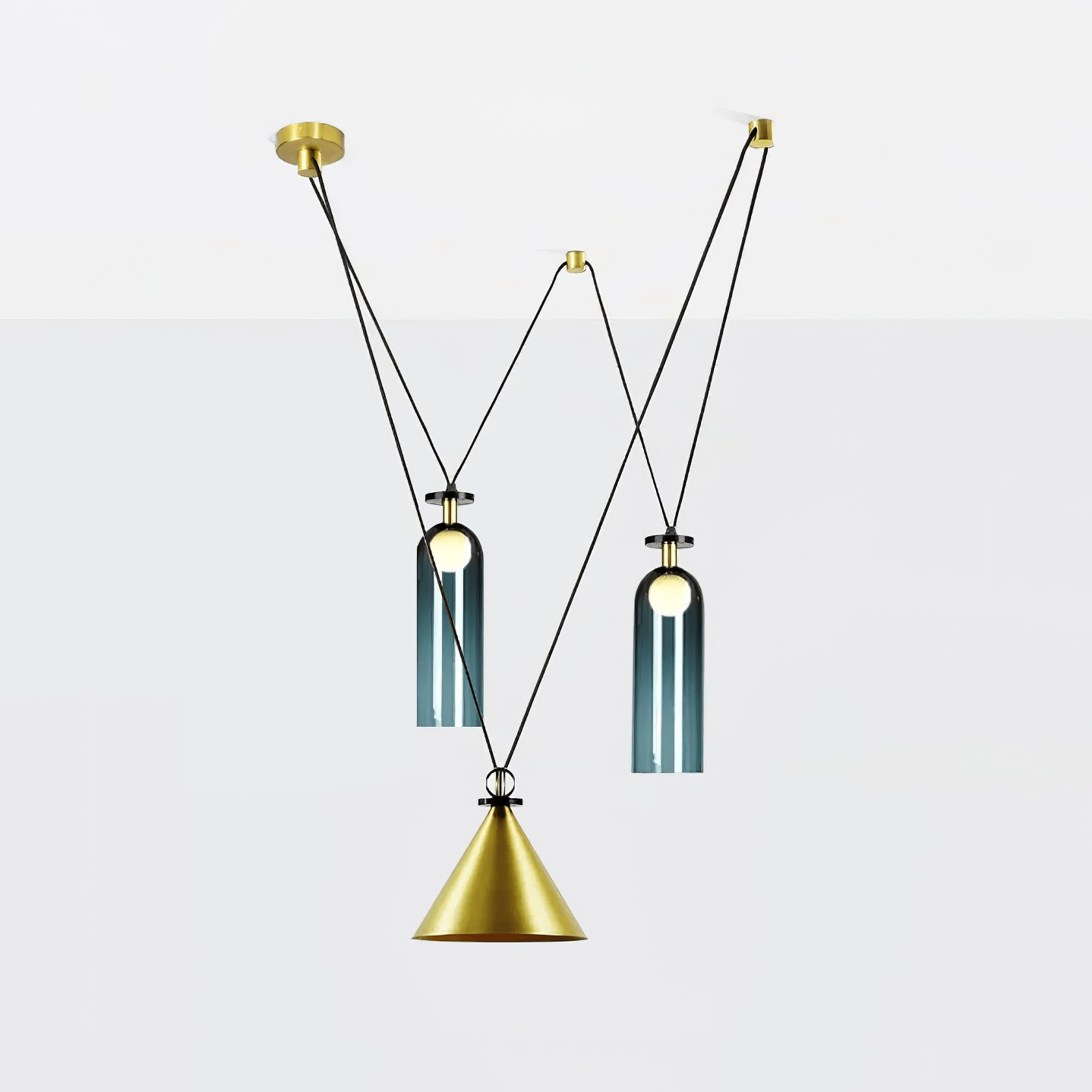 Lustra Chandelier Geometric Shape Art - Letslighting