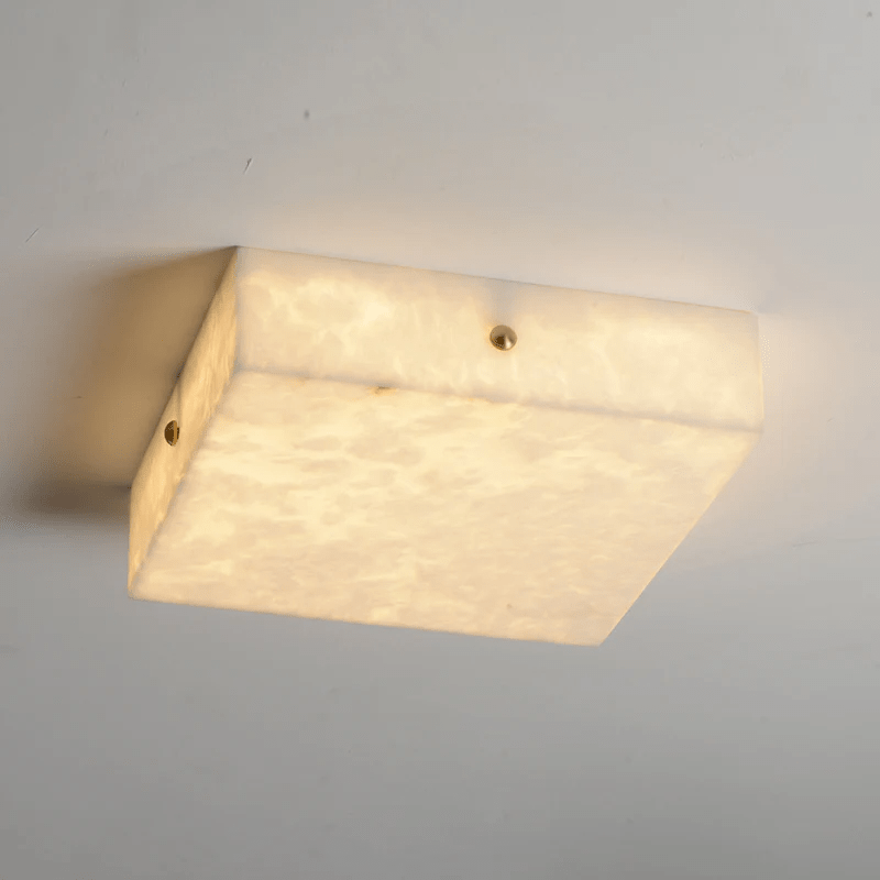 Vephaeth Minimalist Alabaster Ceiling Light - Letslighting