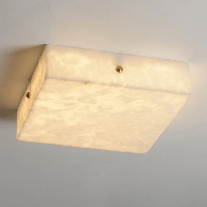Vephaeth Minimalist Alabaster Ceiling Light - Letslighting