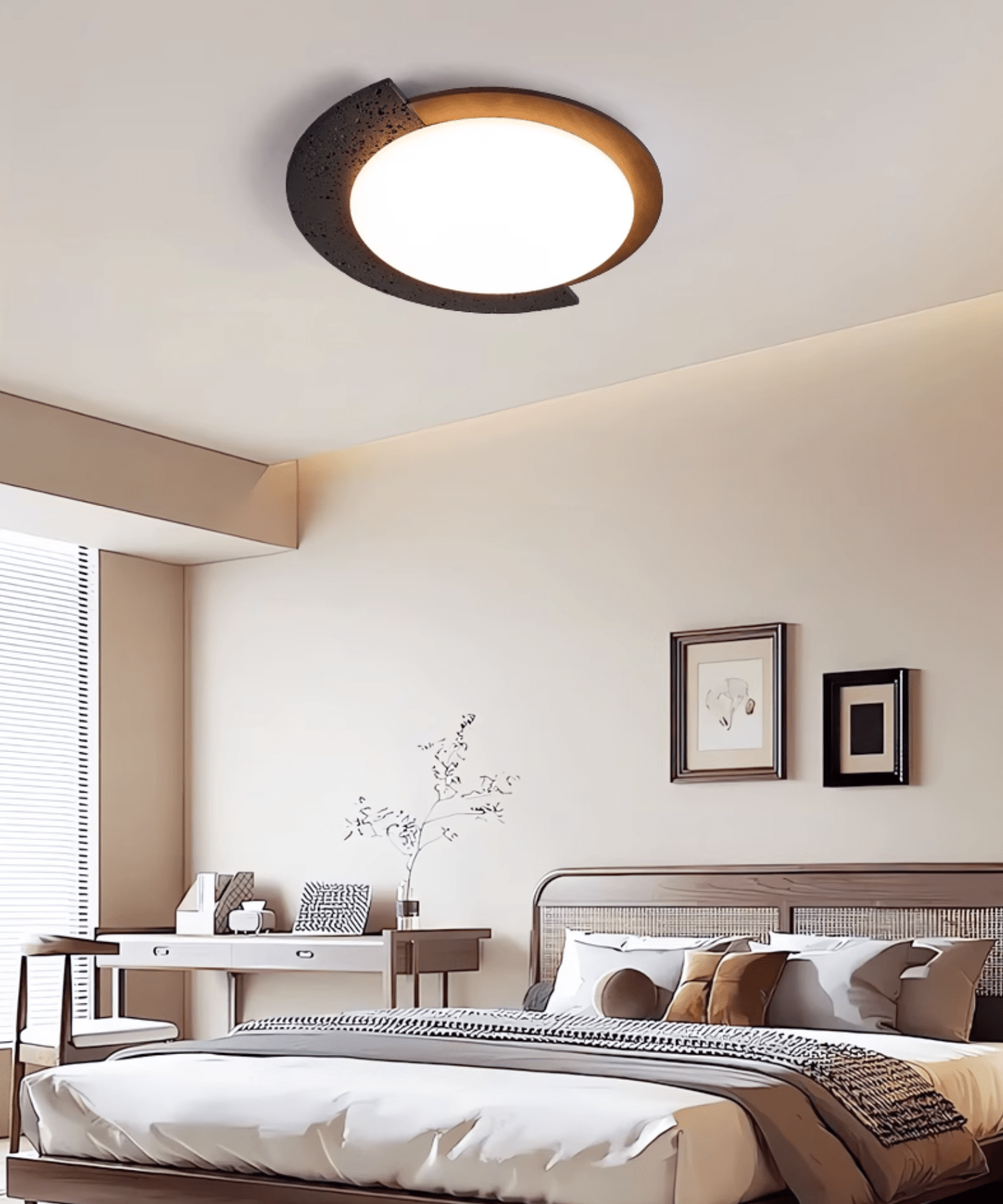 Ulvinor Asymmetrical Travertine Ceiling Light - Letslighting