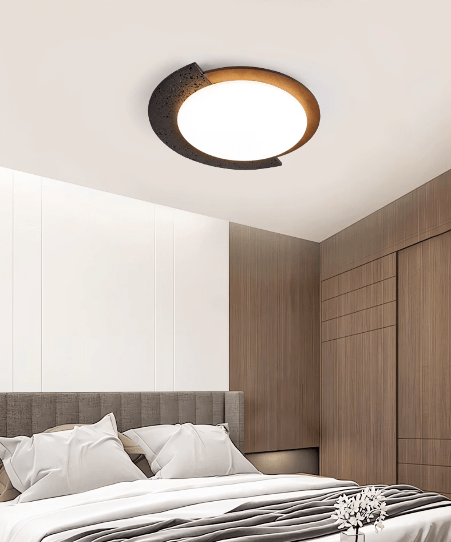 Ulvinor Asymmetrical Travertine Ceiling Light - Letslighting
