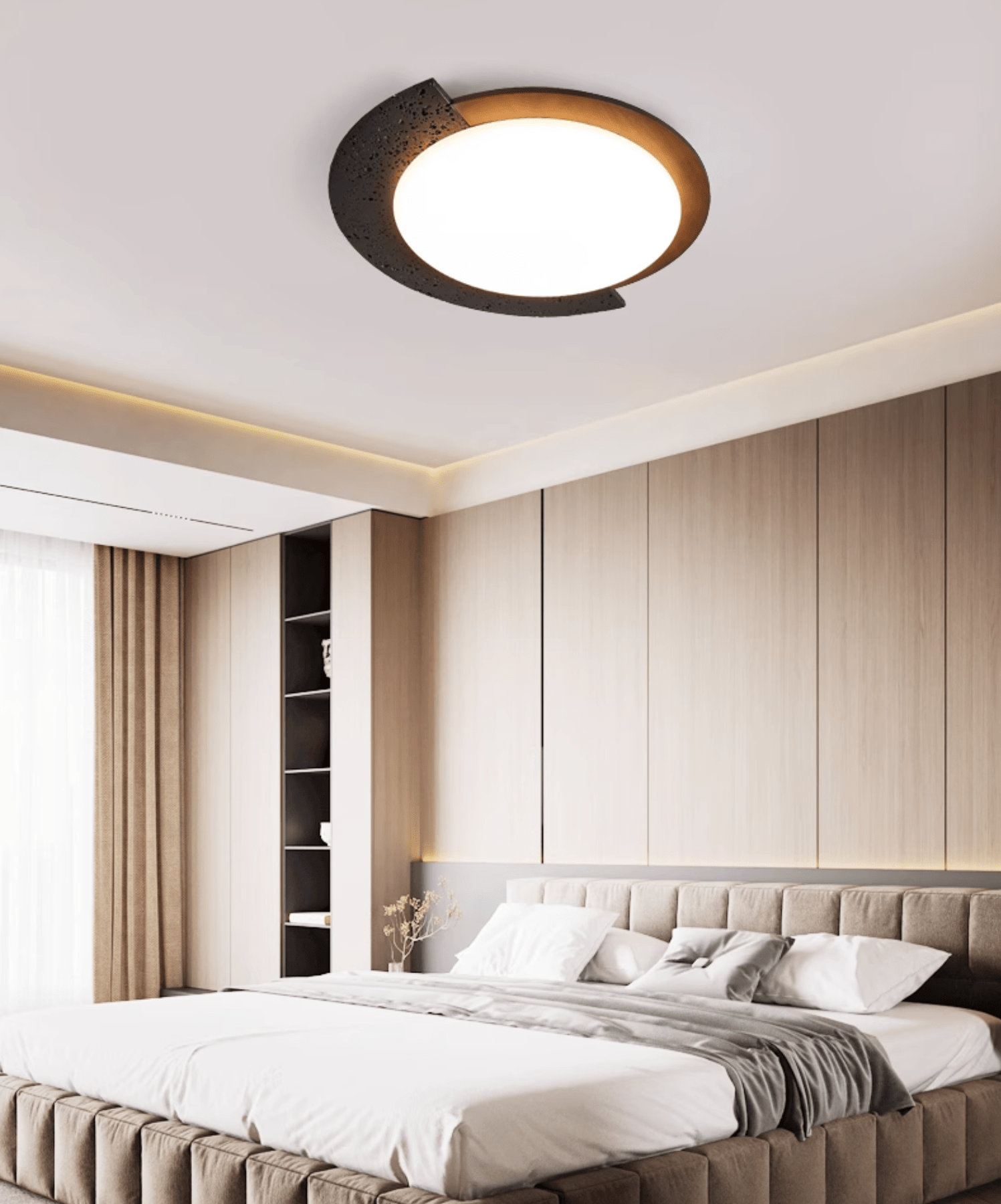 Ulvinor Asymmetrical Travertine Ceiling Light - Letslighting