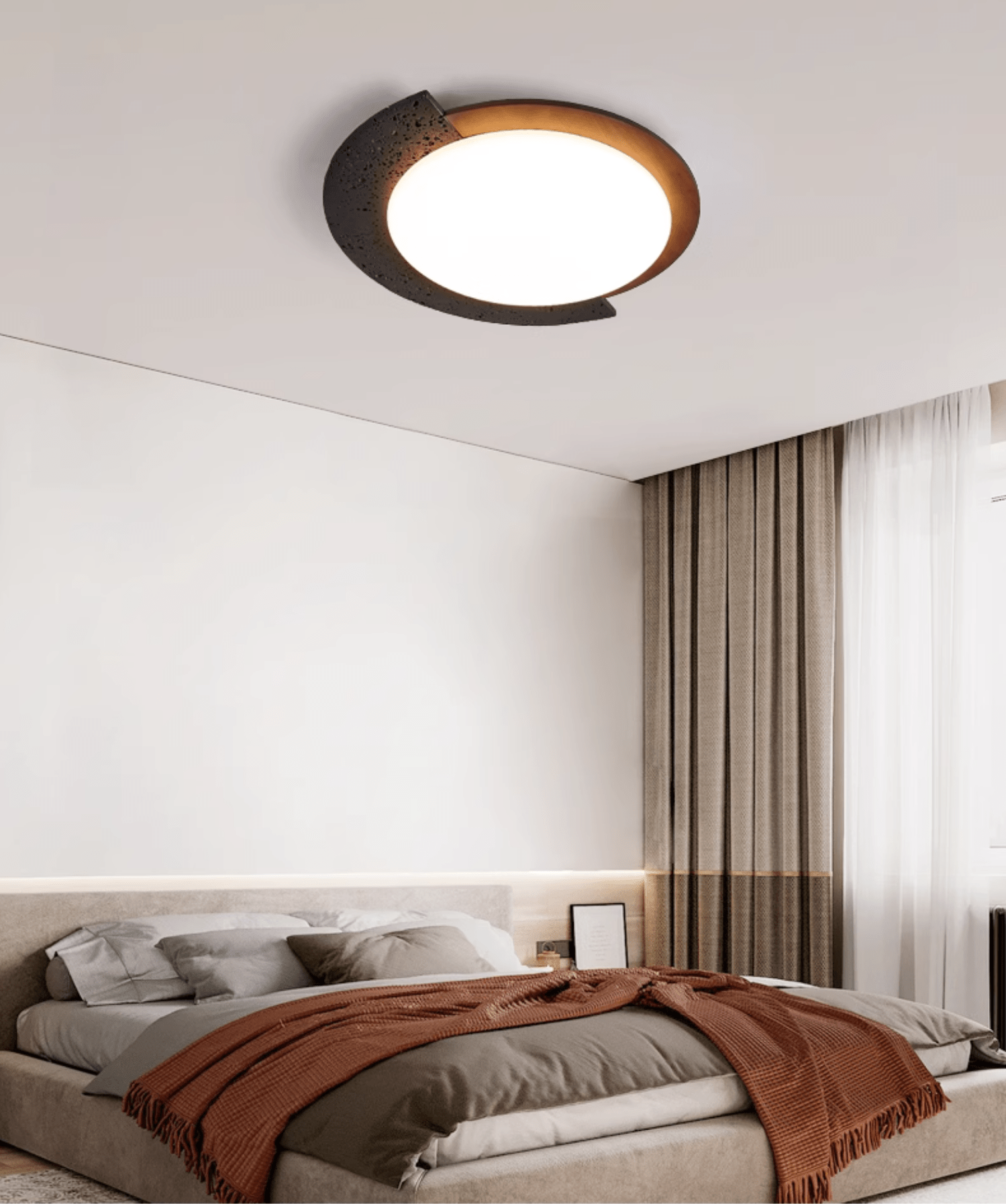 Ulvinor Asymmetrical Travertine Ceiling Light - Letslighting