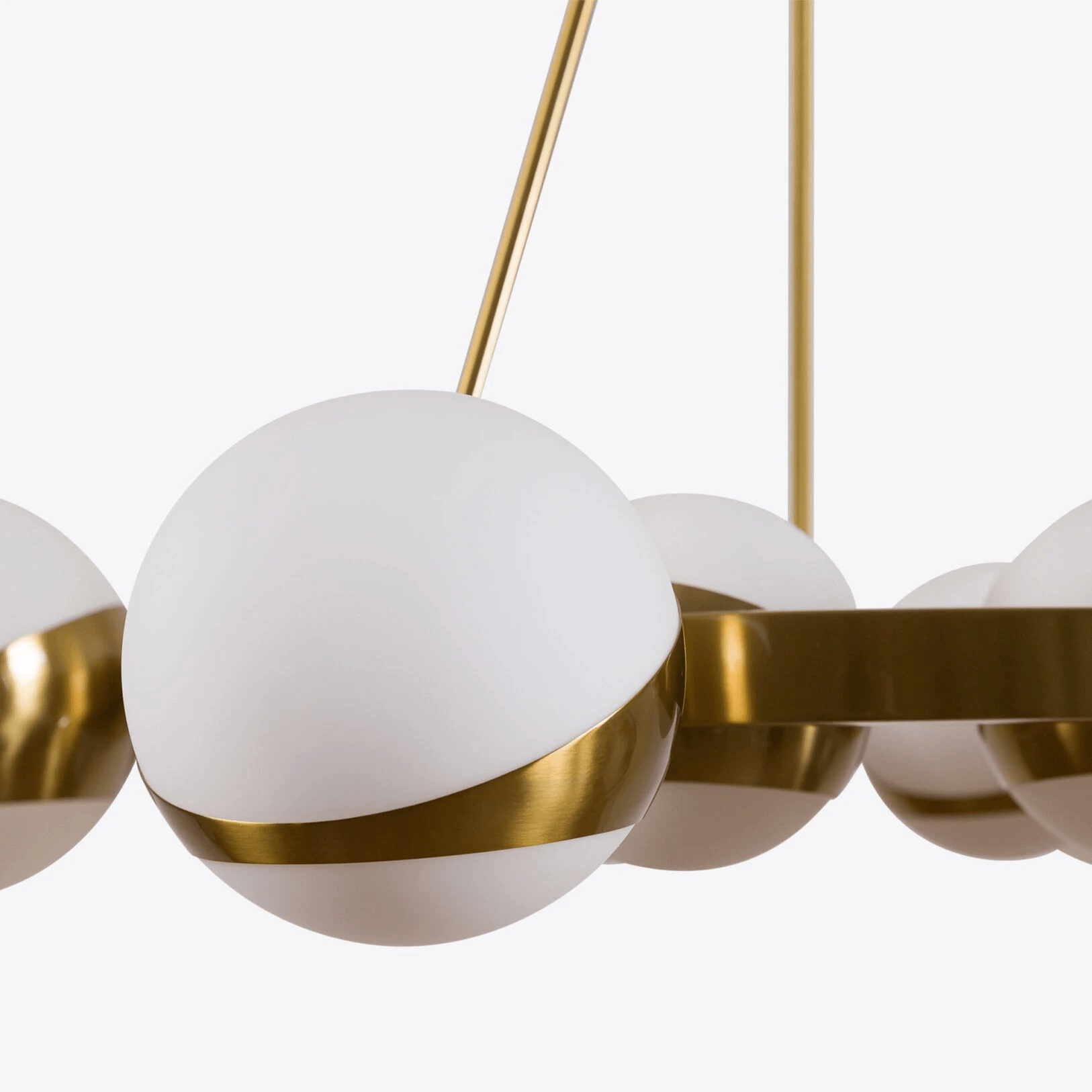 LuminaSphere Modern Brass Chandelier - Letslighting