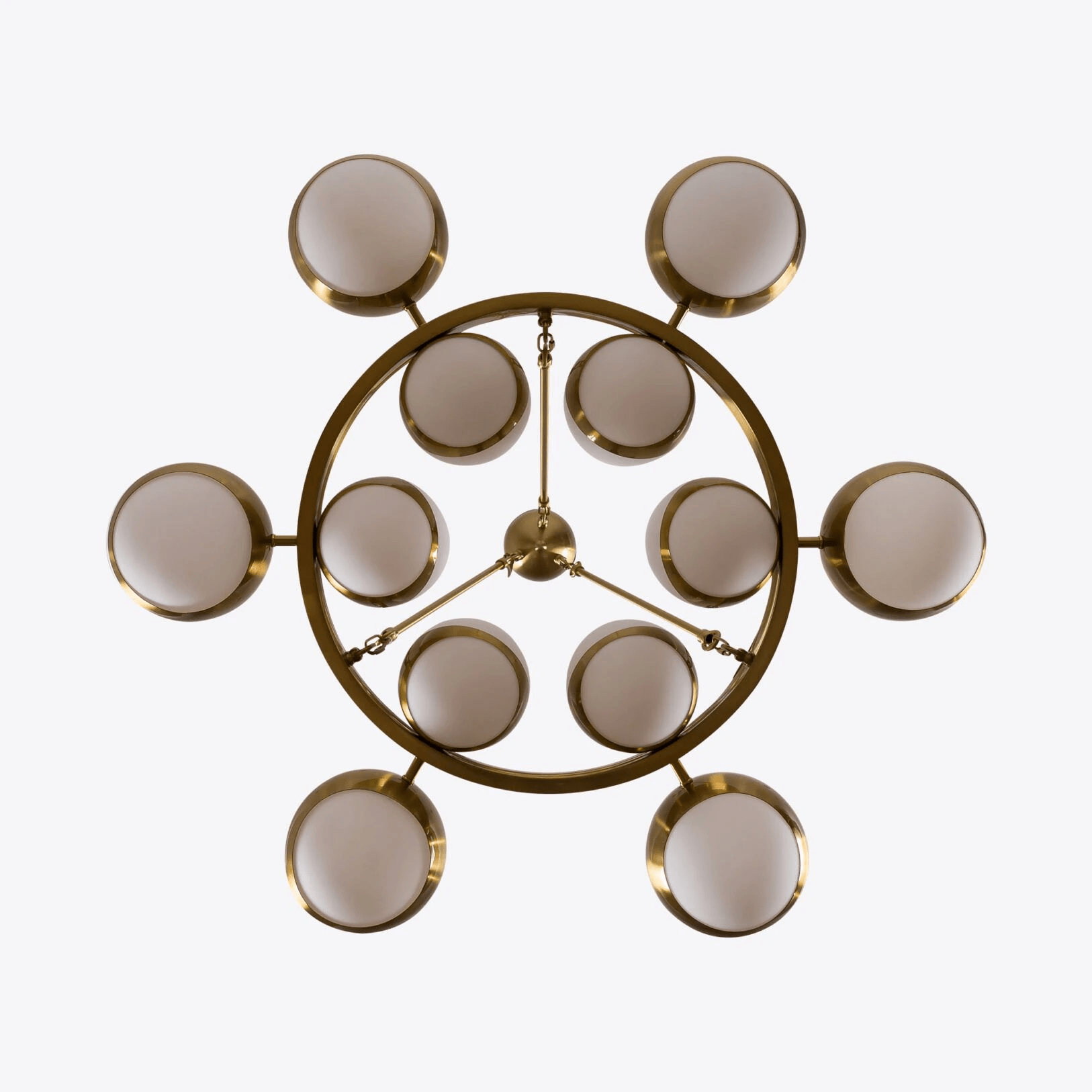 LuminaSphere Modern Brass Chandelier - Letslighting