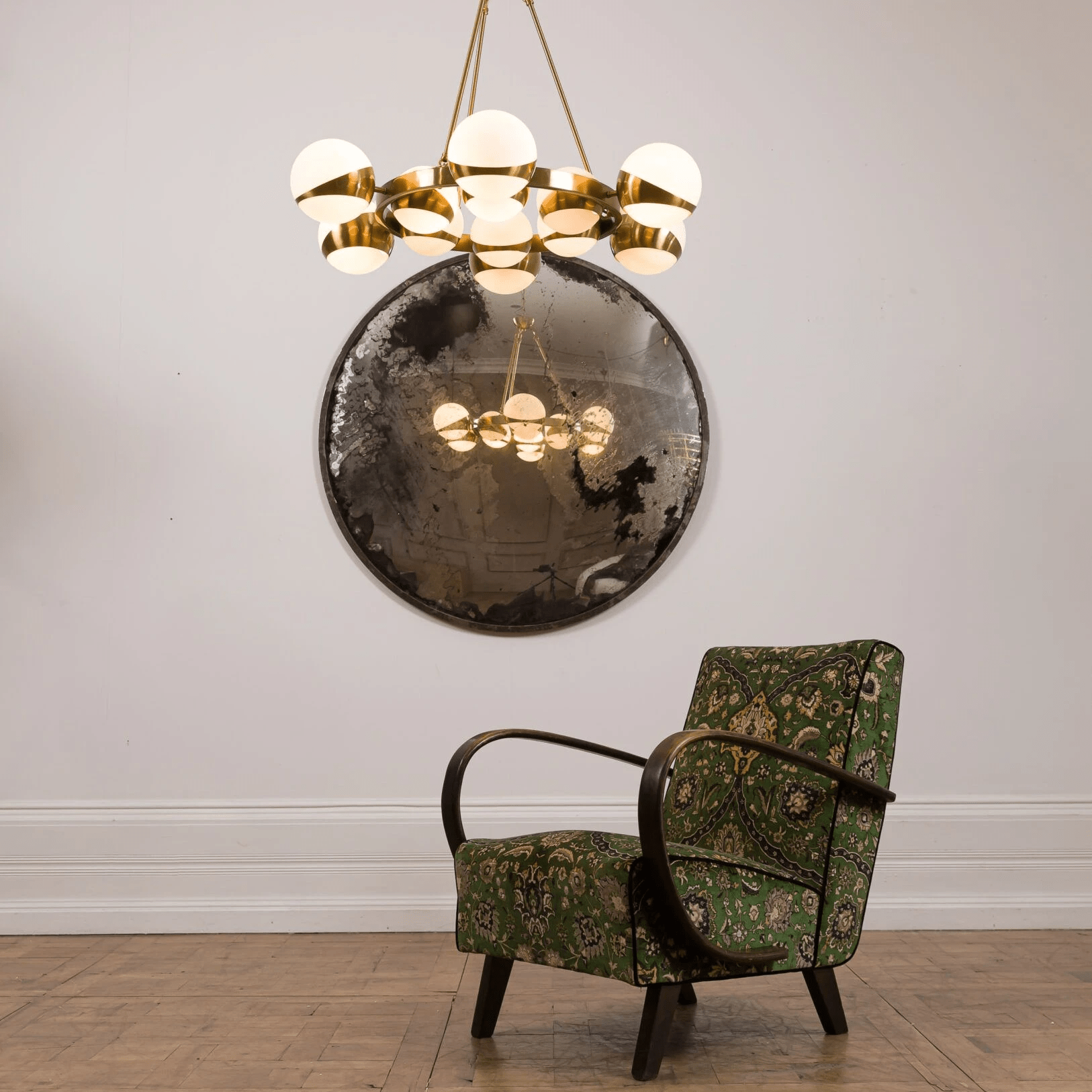 LuminaSphere Modern Brass Chandelier - Letslighting