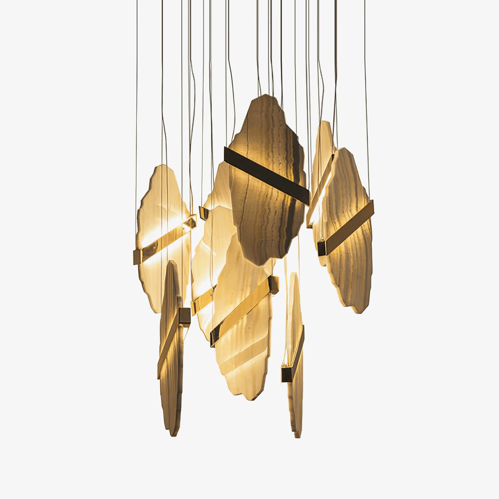 Ollorus Irregular Alabaster Chandelier - Letslighting