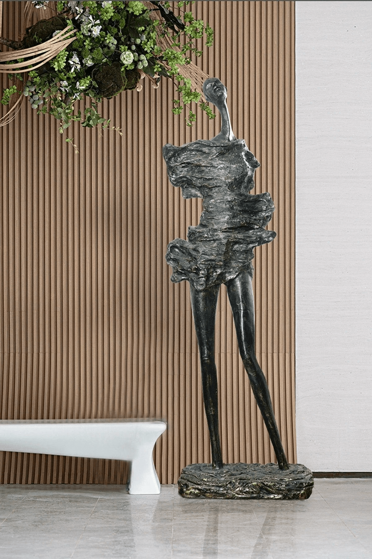 Corbin Modern Reinforced Plastic Ornaments - Letslighting