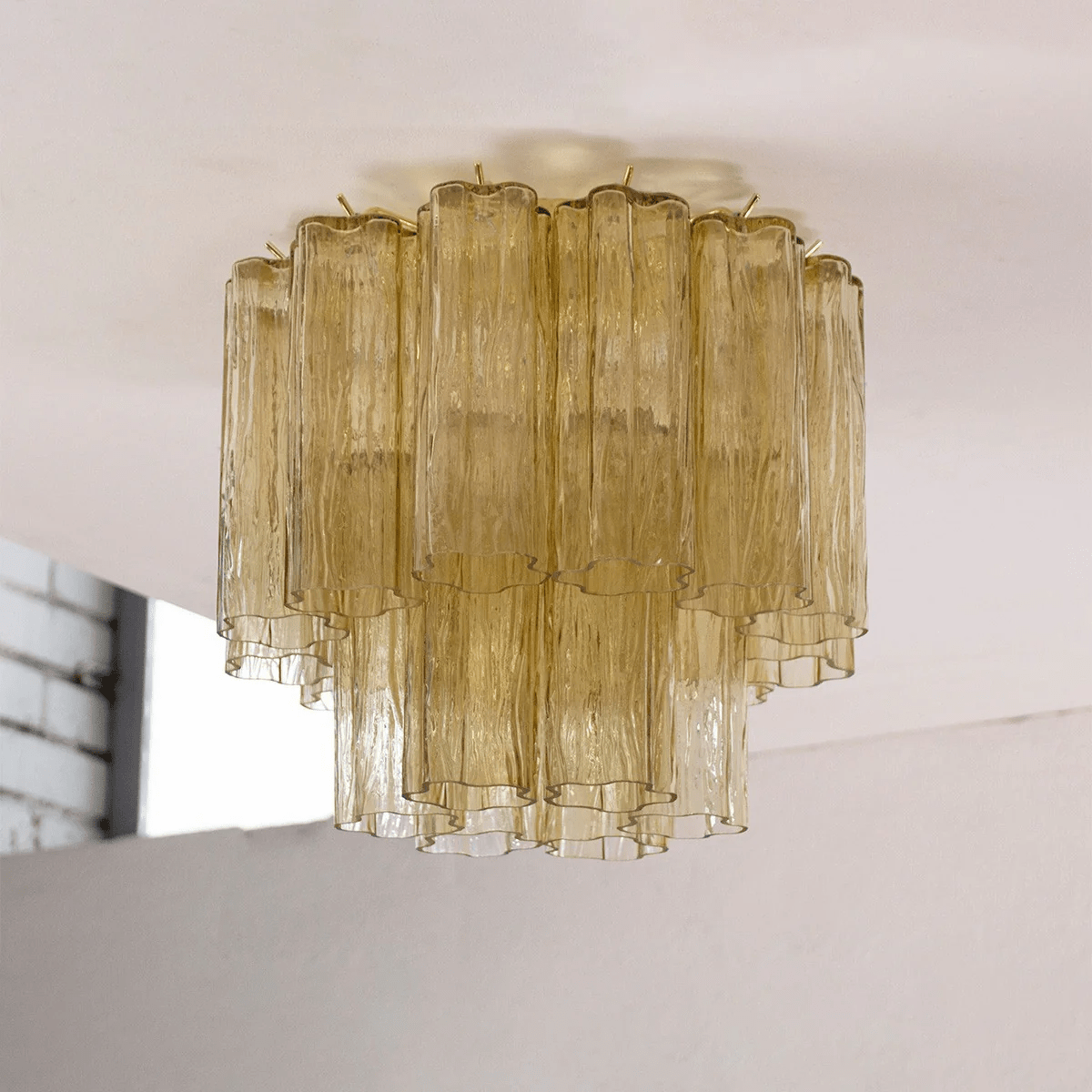 Aurora Ceiling Lamp Pink Waterfall Style - Letslighting