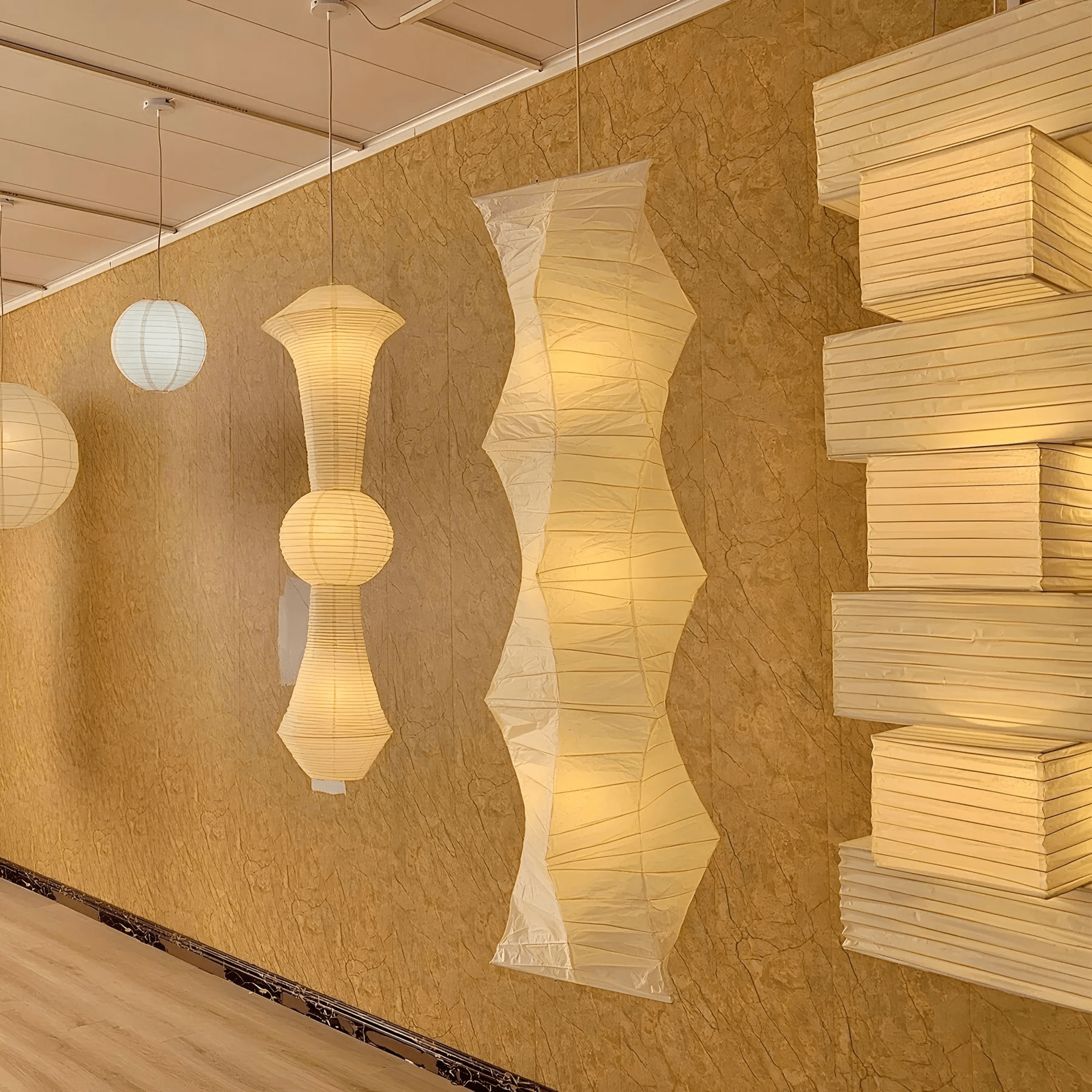 Lydia Modern Paper Pendant Light - Letslighting