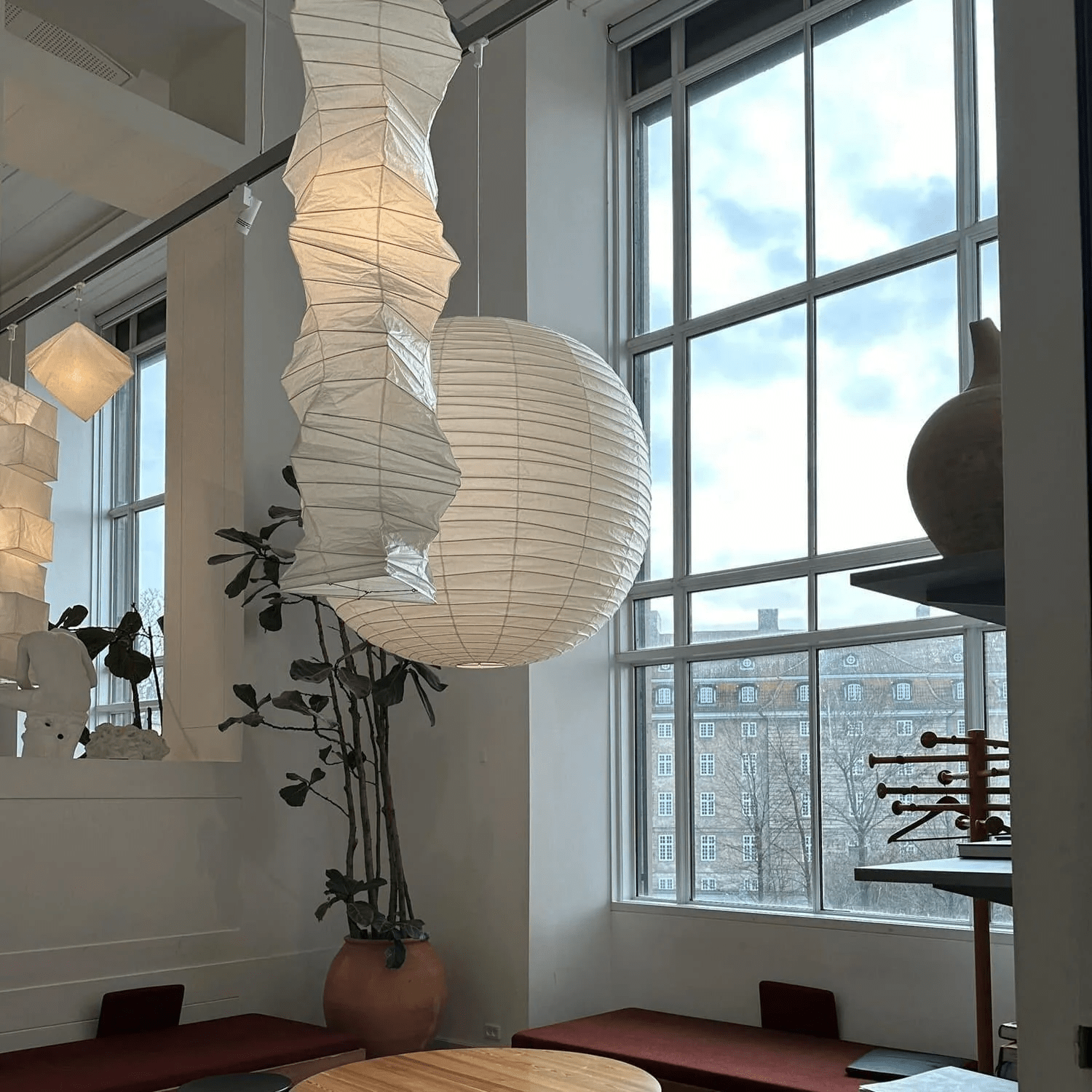 Lydia Modern Paper Pendant Light - Letslighting
