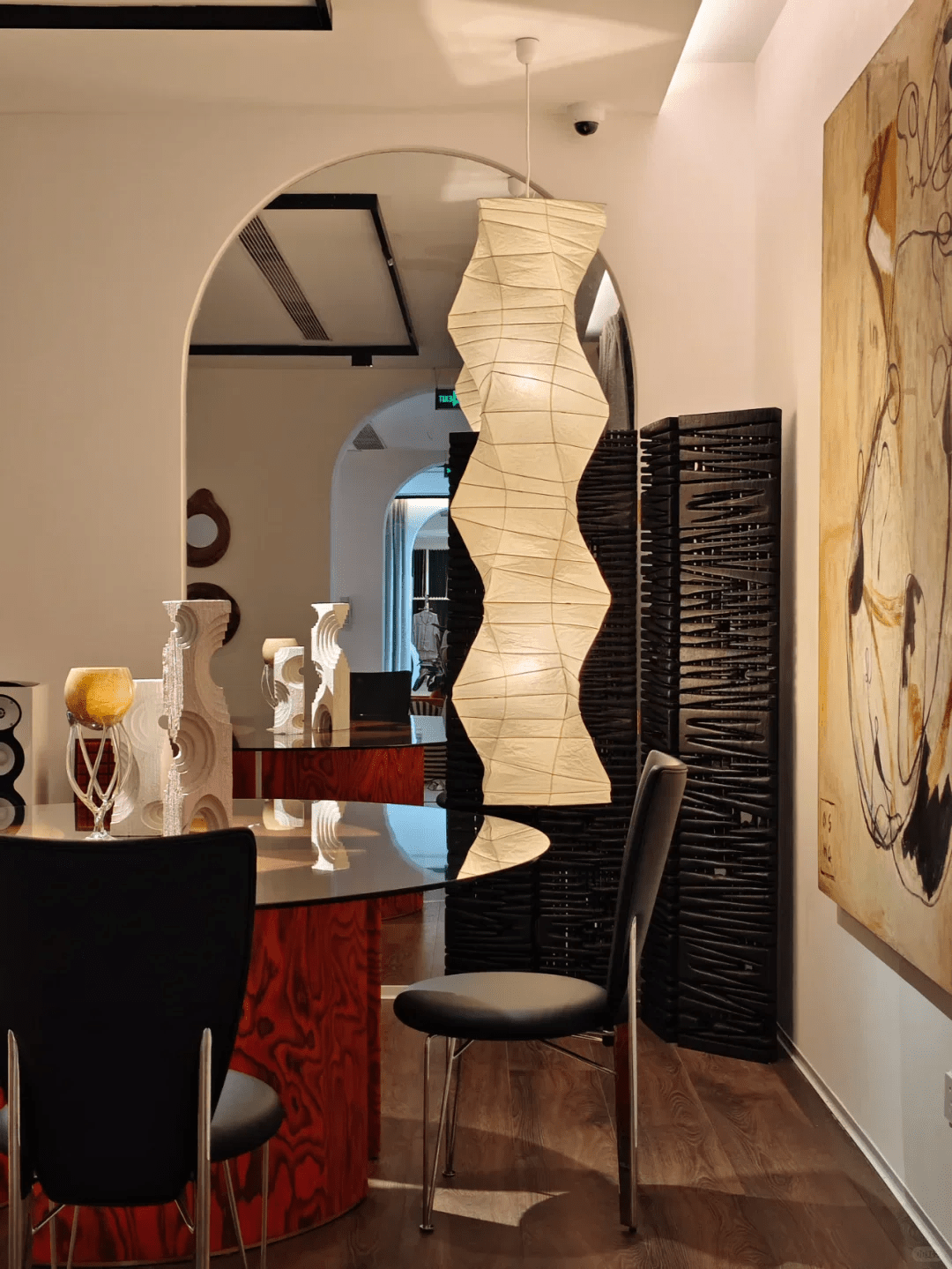 Lydia Modern Paper Pendant Light - Letslighting
