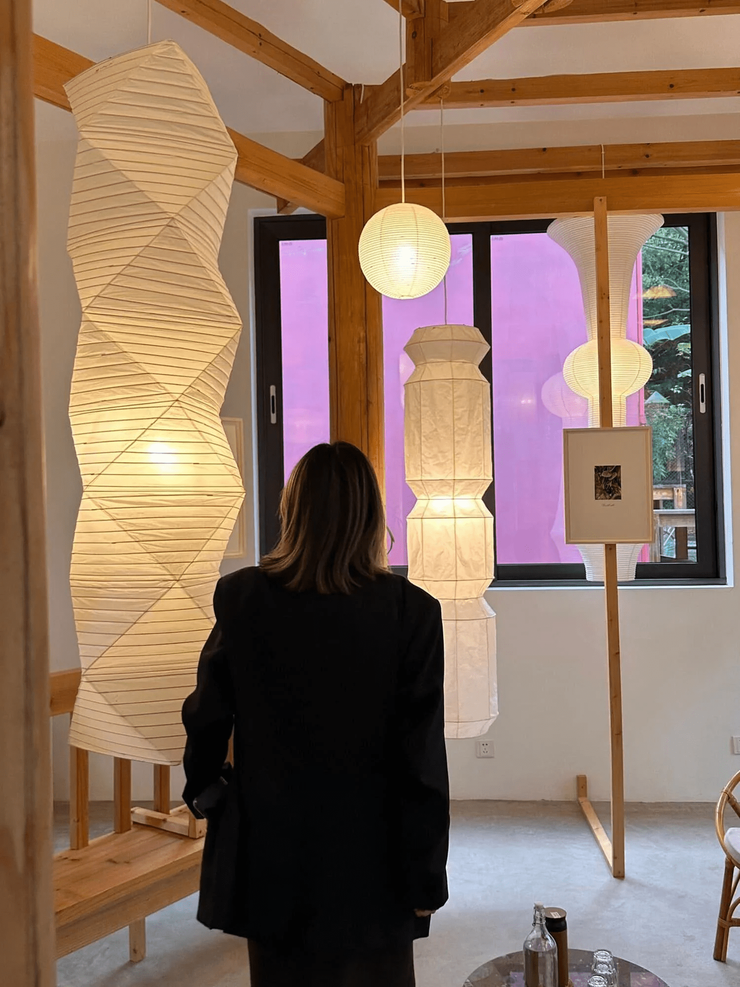 Elsie Vinyage Paper Pendant Light - Letslighting