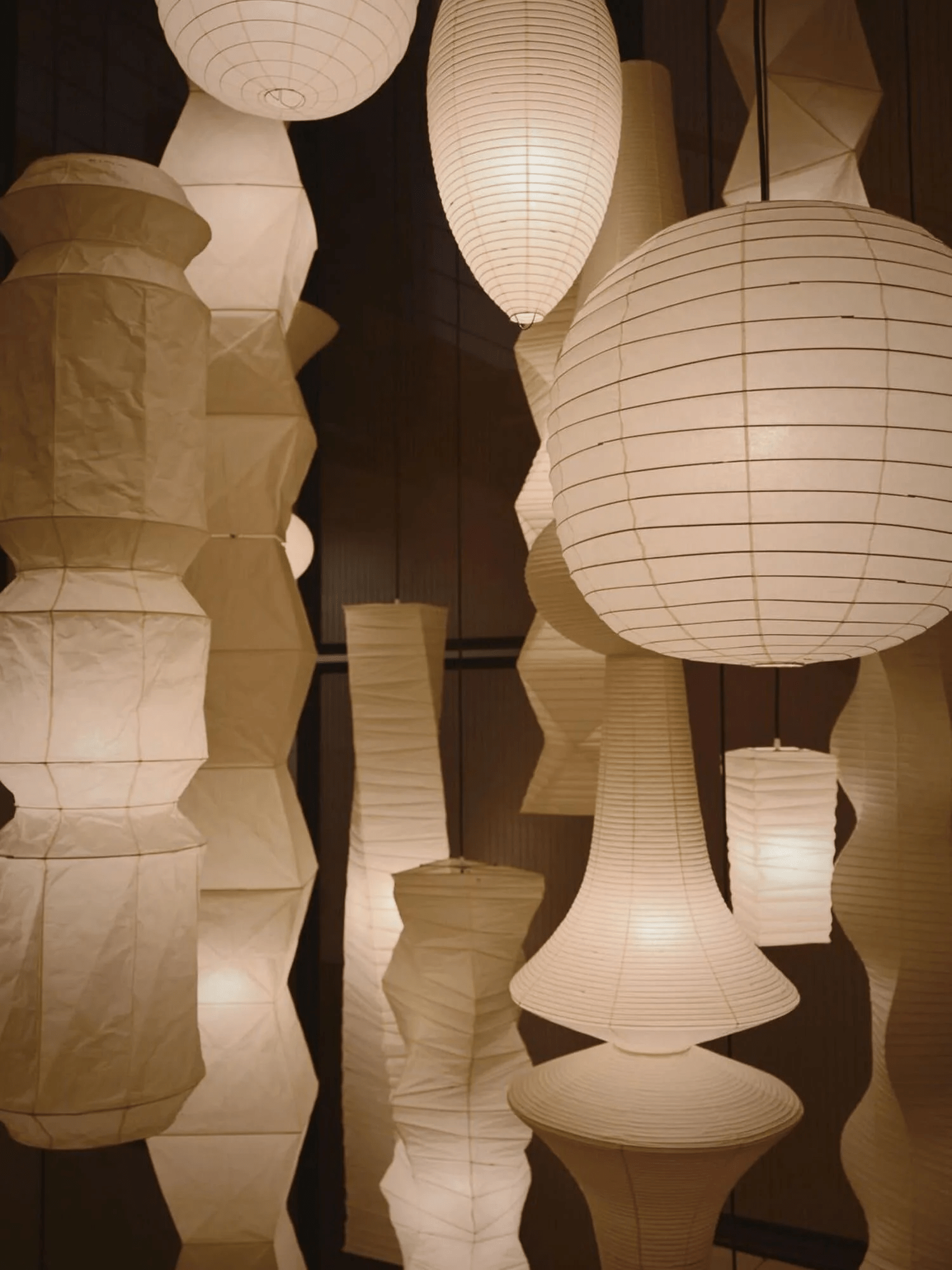 Elsie Vinyage Paper Pendant Light - Letslighting
