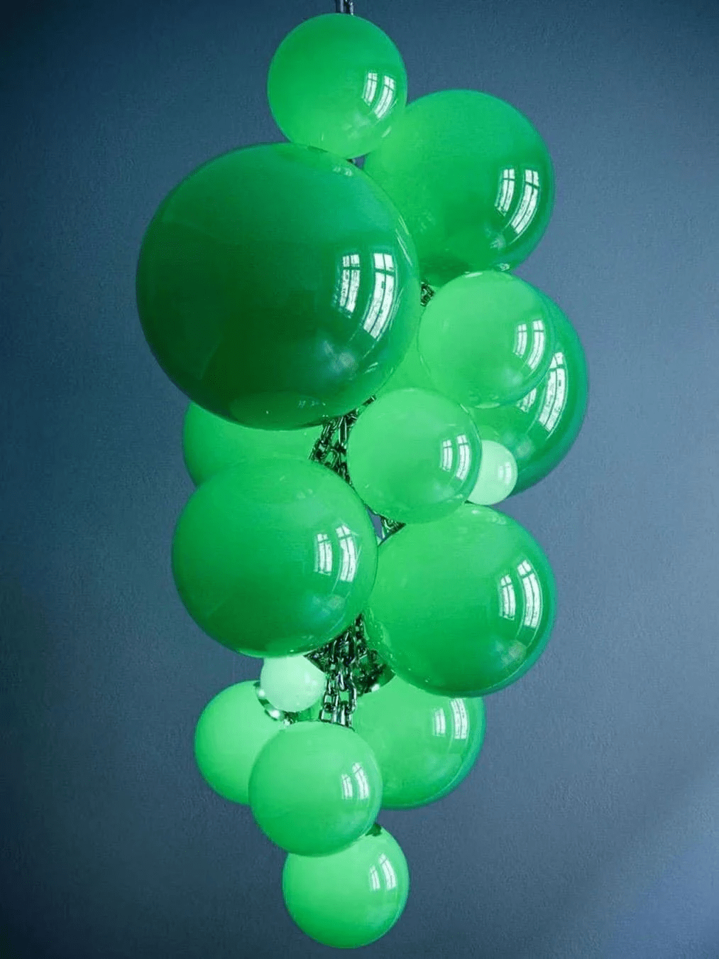 Aurora Chandelier Murano Glass Grape Cluster Art Deco - Letslighting