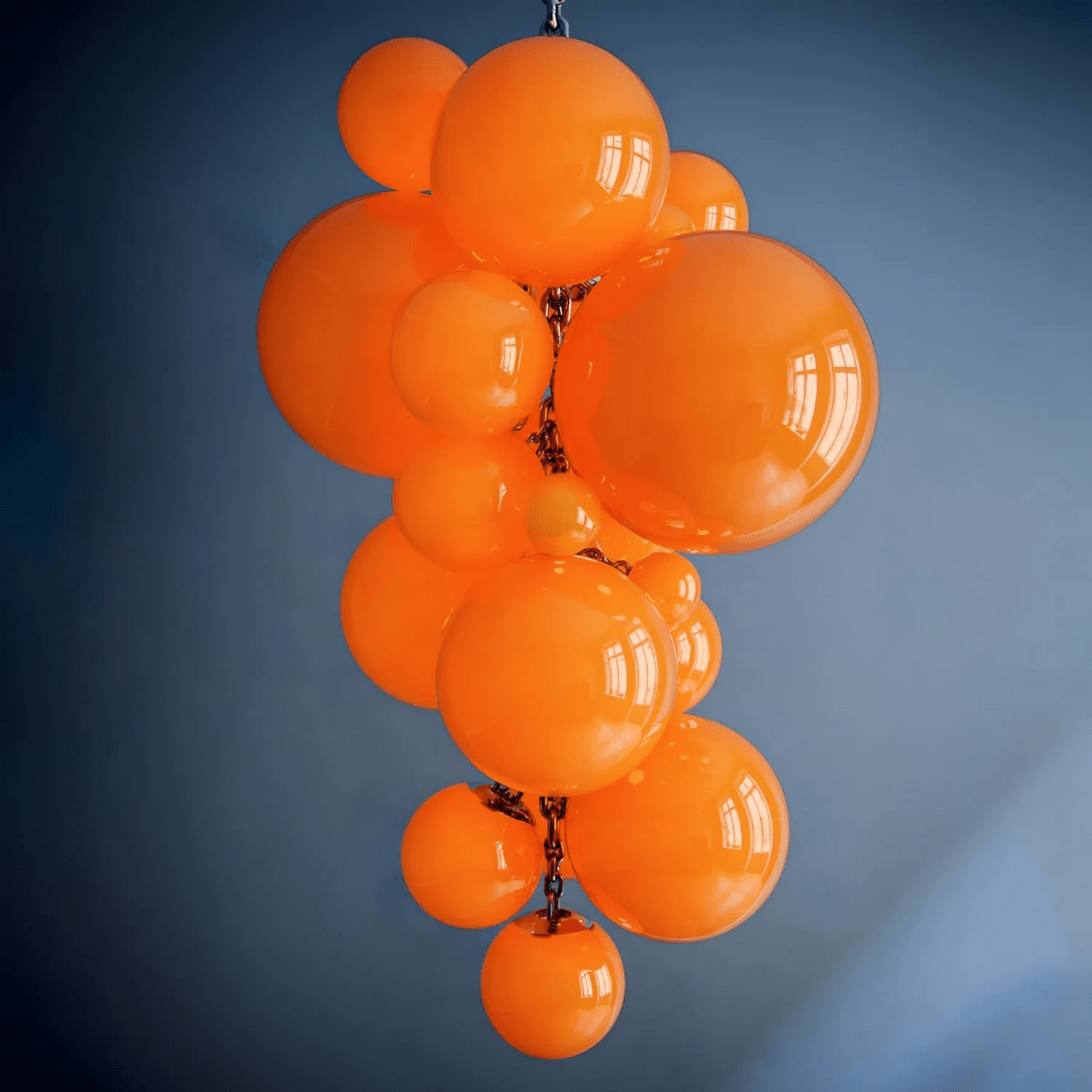 Aurora Chandelier Murano Glass Grape Cluster Art Deco - Letslighting