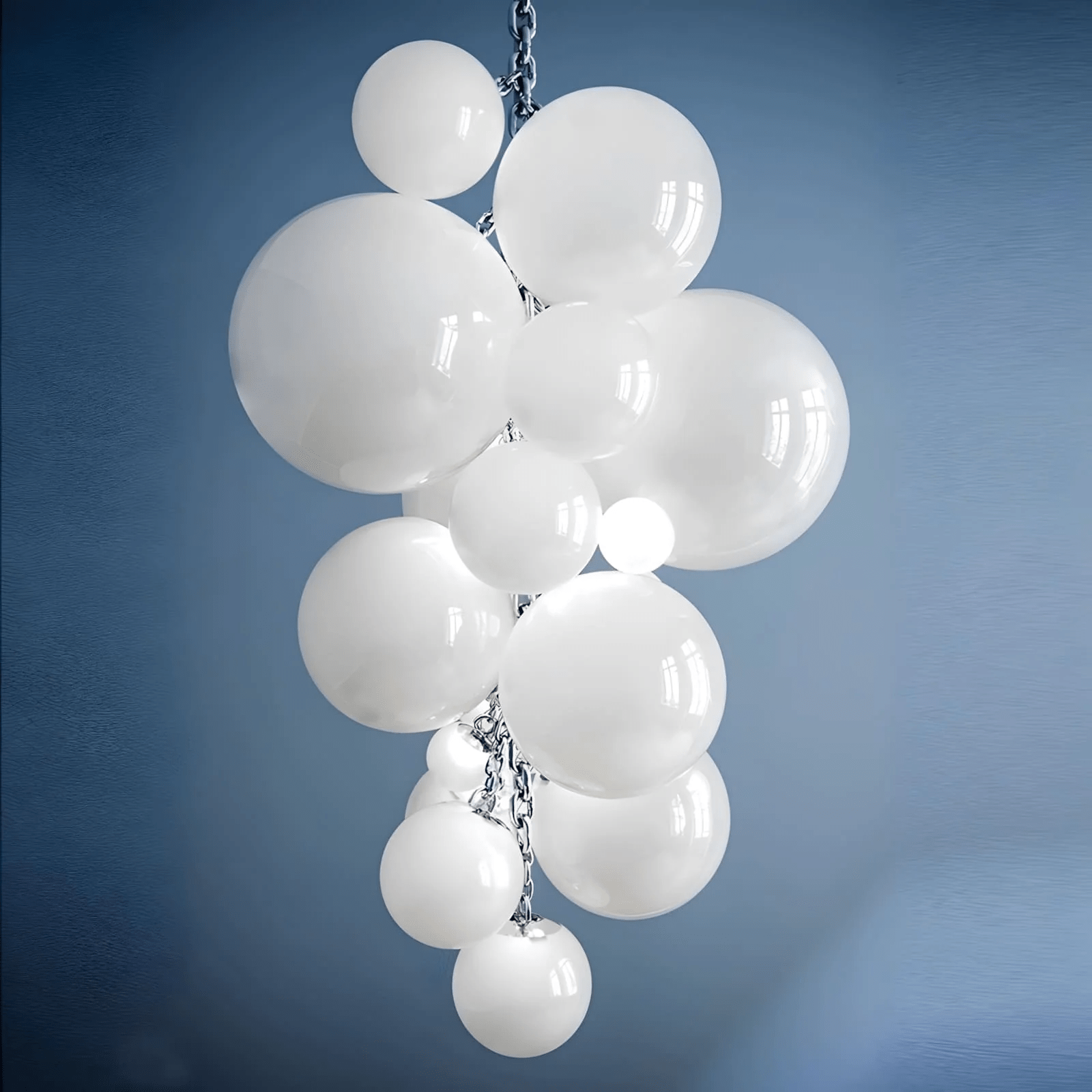 Aurora Chandelier Murano Glass Grape Cluster Art Deco - Letslighting