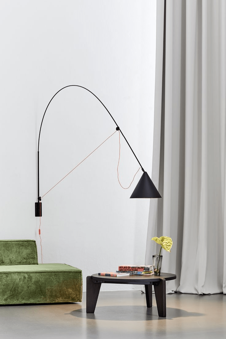 Lustra Wall Lamp Arc Cone Minimalist - Letslighting