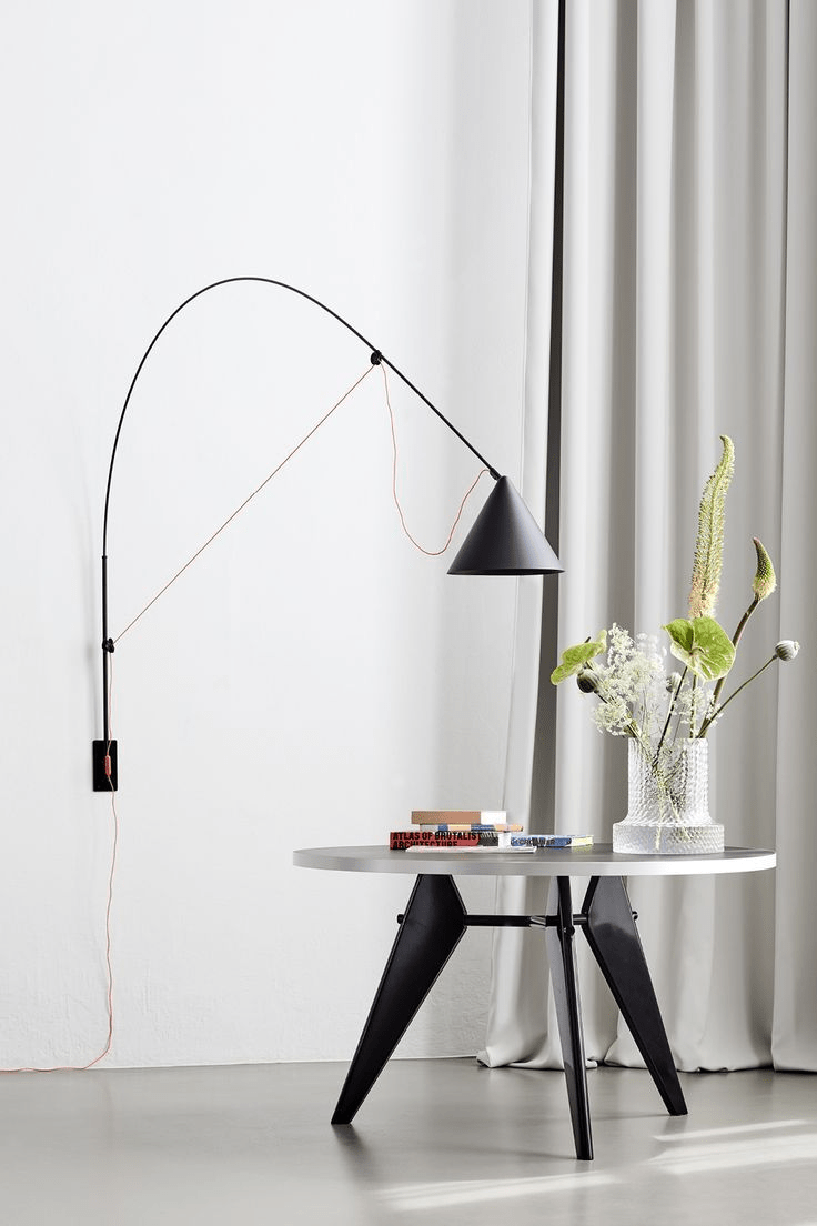Lustra Wall Lamp Arc Cone Minimalist - Letslighting