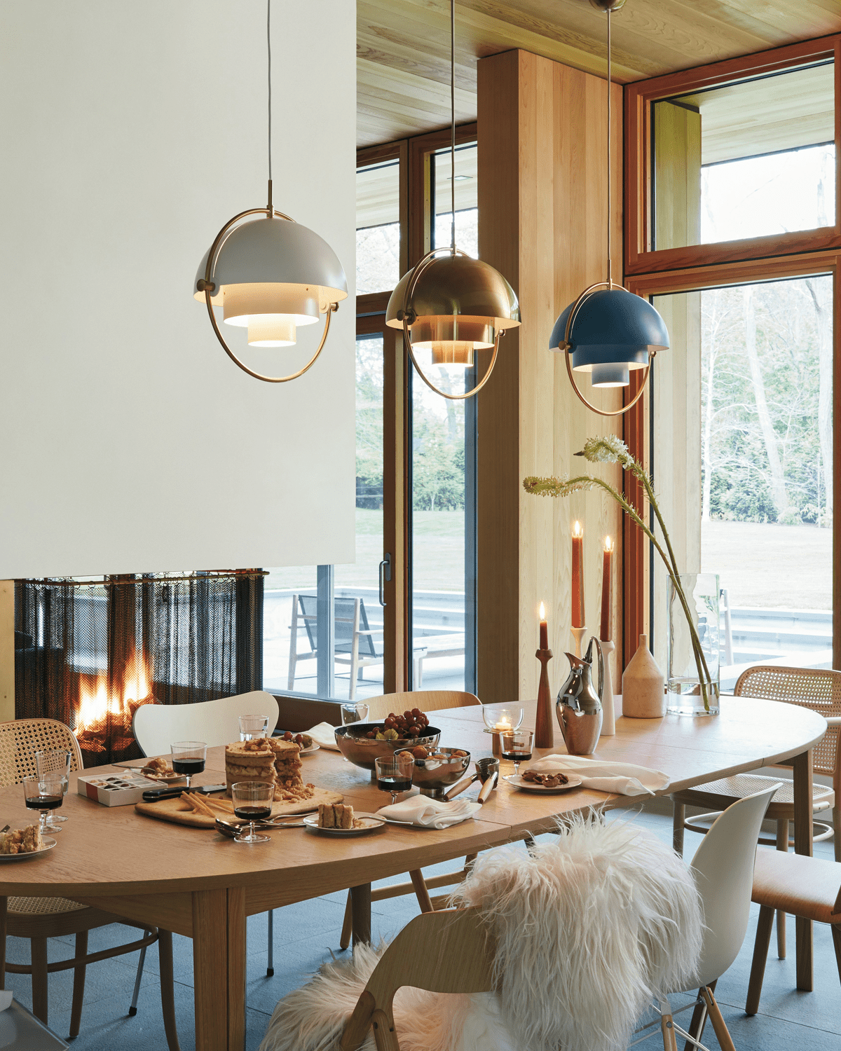 Lustra Pendant Lamp Deformed Ball Golden - Letslighting