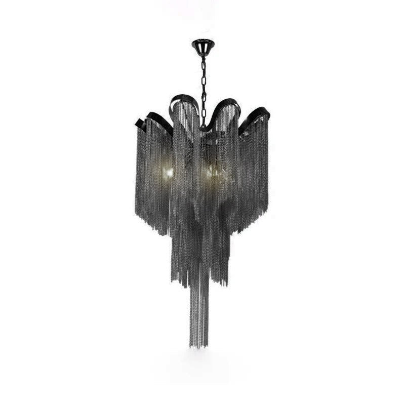 Lustra Pendant Lamp Stream Chain Nickel - Letslighting