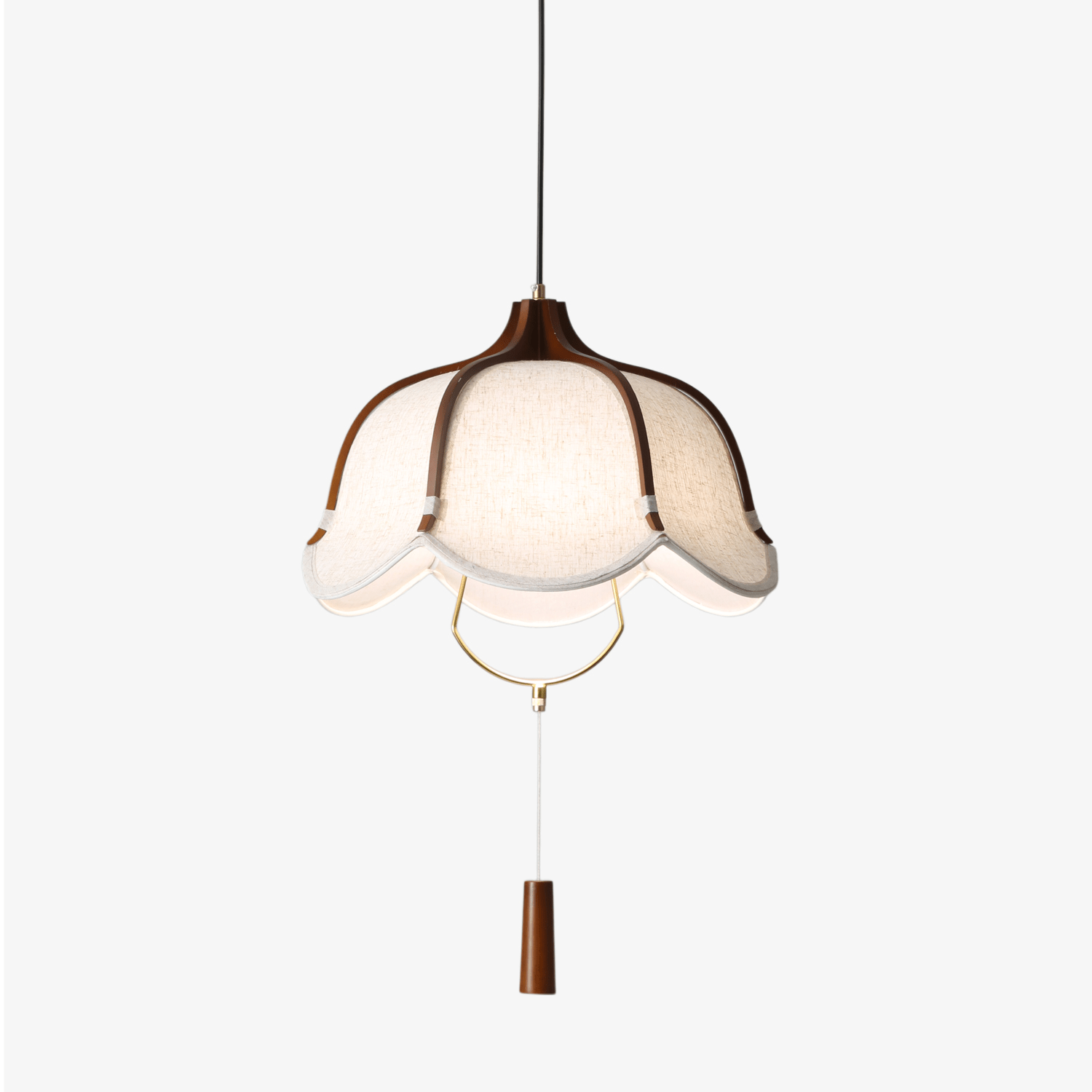 Lustra Pendant Lamp Lantern Modern Fabric - Letslighting