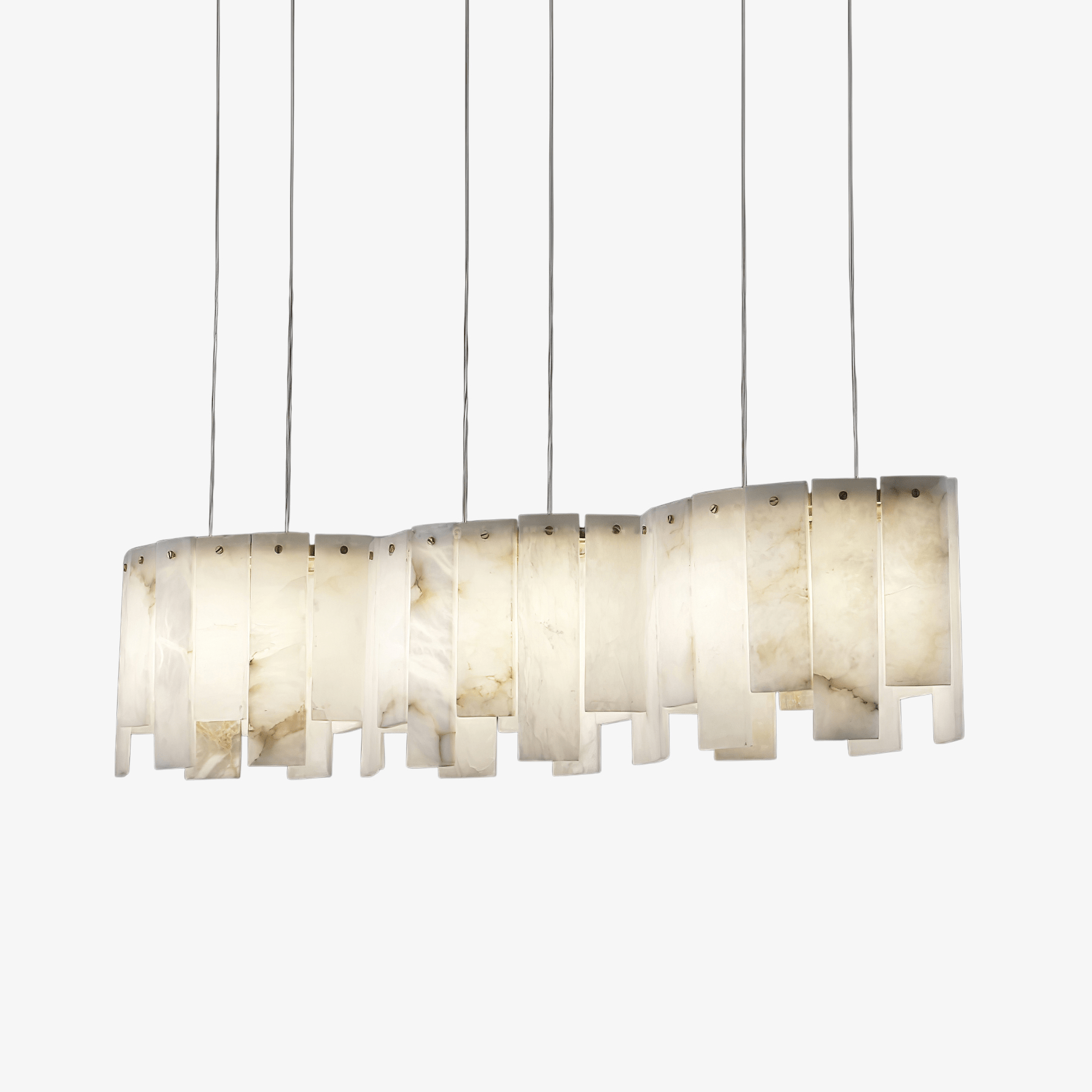 Cavelan Cluster Alabaster Pendant Light