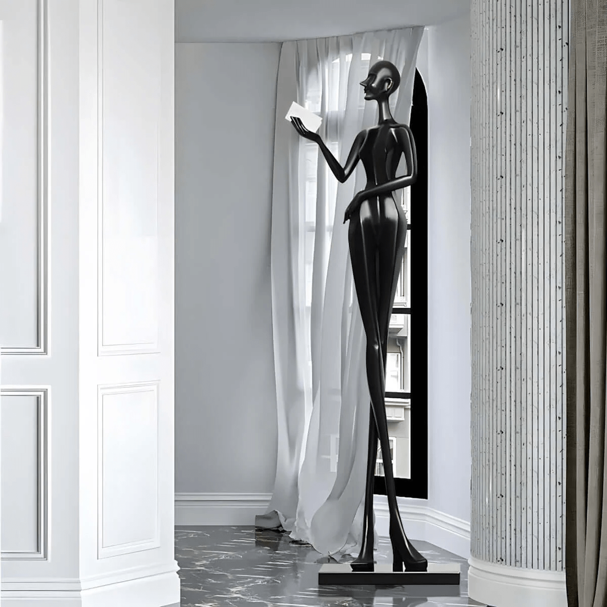 Lumenova Floor Lamp Sculptural Minimalist - Letslighting