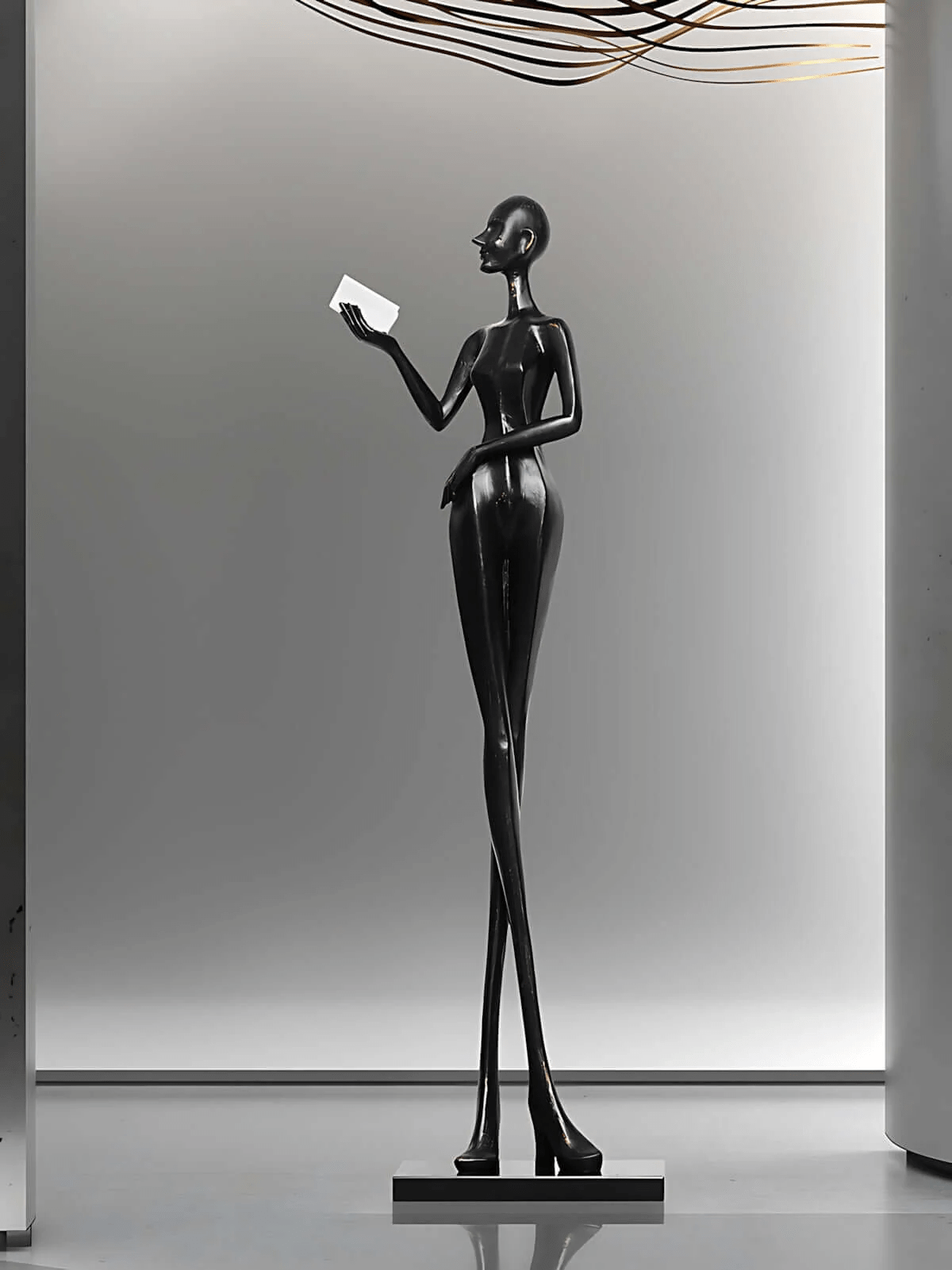 Lumenova Floor Lamp Sculptural Minimalist - Letslighting