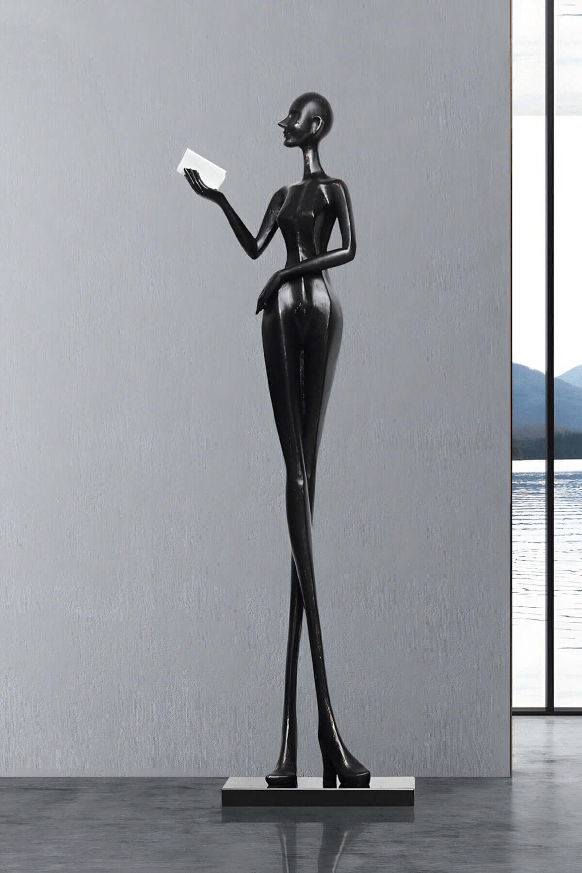 Lumenova Floor Lamp Sculptural Minimalist - Letslighting