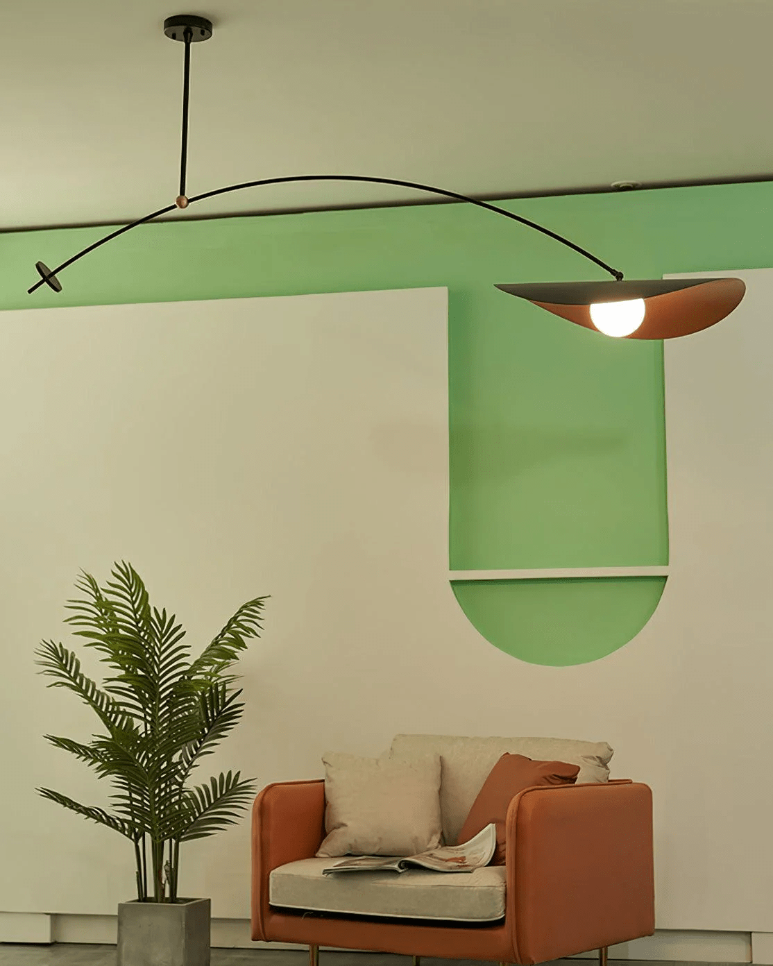 Arcflow Dynamic Curve Pendant Light - Letslighting