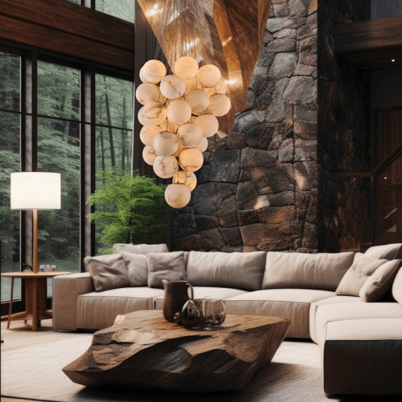 Grapha Alabaster Pendant Light