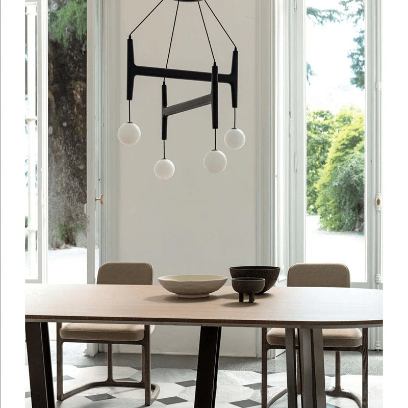 Xylocube Geometric Wood Globe Pendant Light - Letslighting