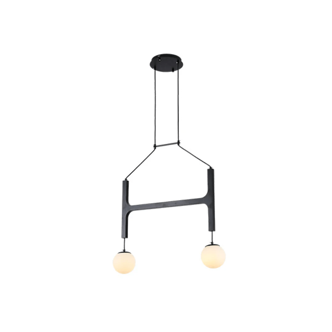 Xylocube Geometric Wood Globe Pendant Light - Letslighting