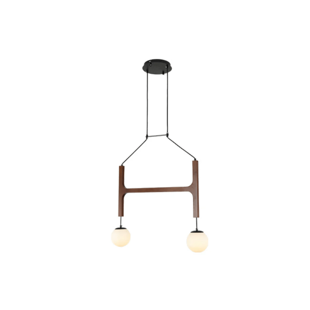 Xylocube Geometric Wood Globe Pendant Light - Letslighting