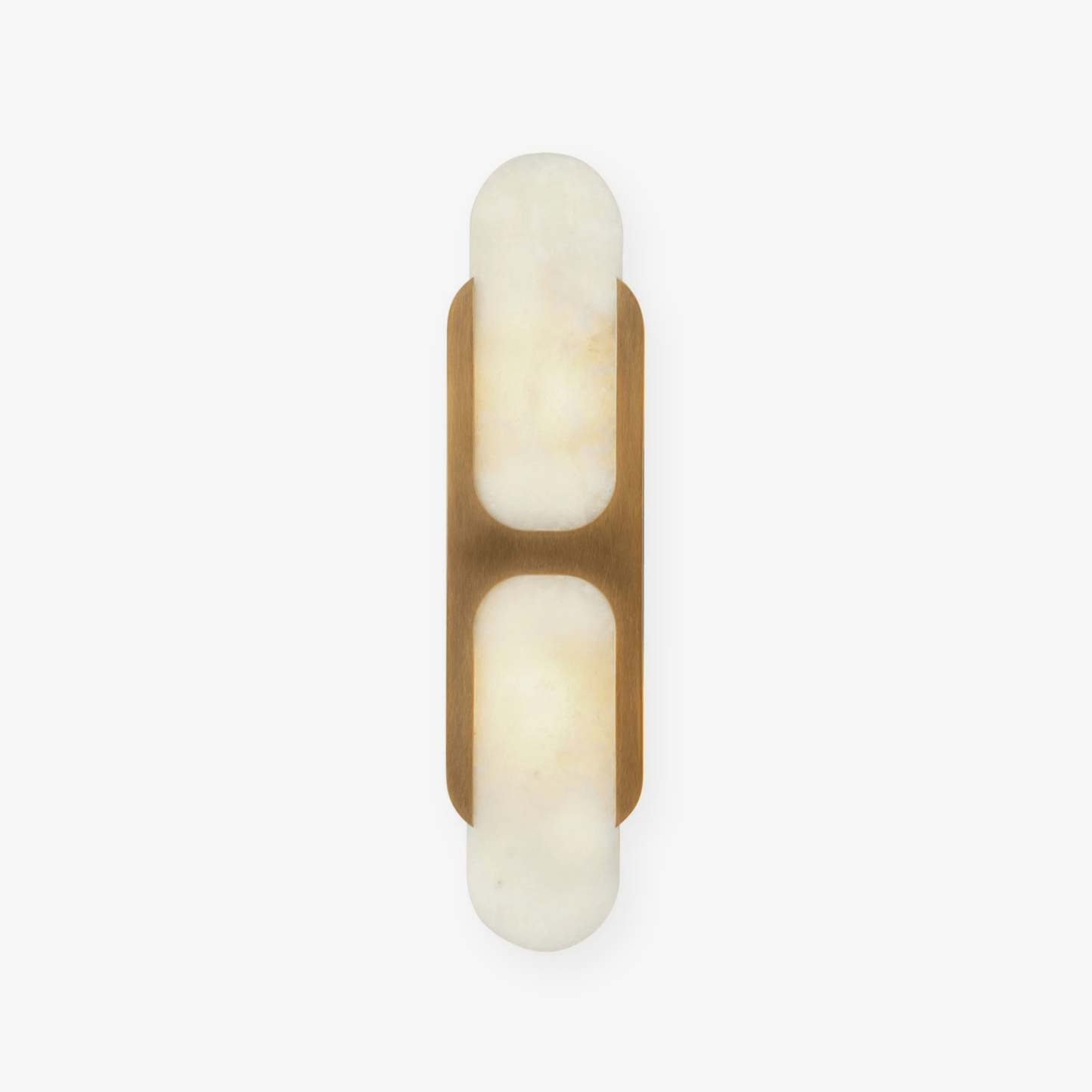Ulthaora Double Globe Alabaster Wall Ligh