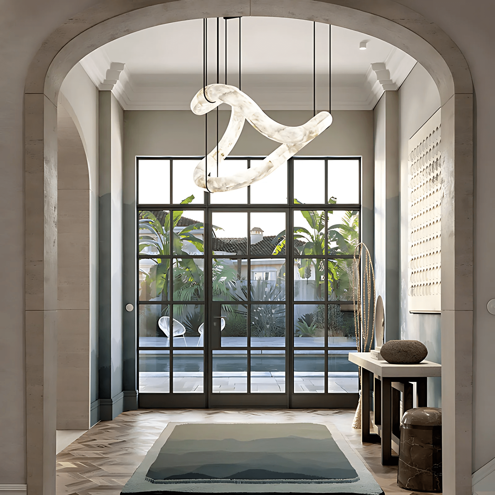 Erya Alabaster Pendant Light Chandelier