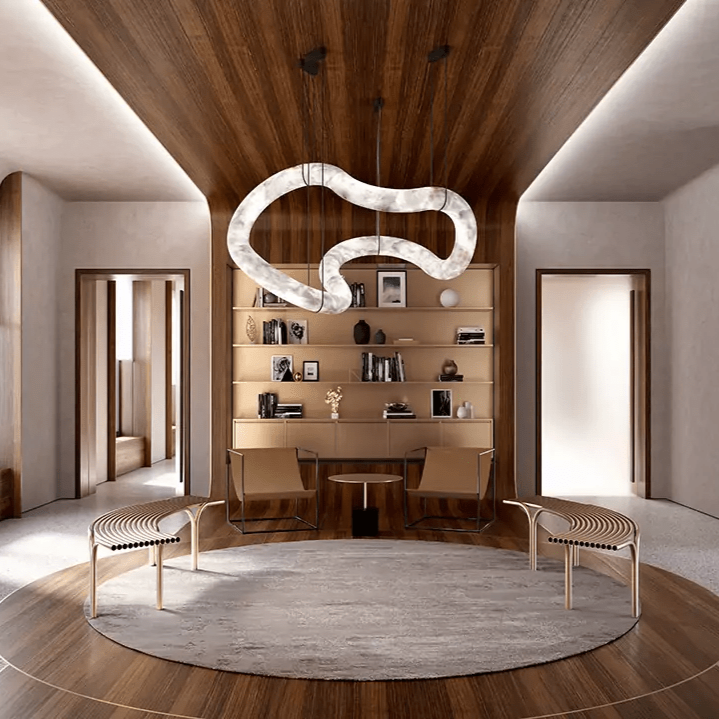 Erya Alabaster Pendant Light Chandelier