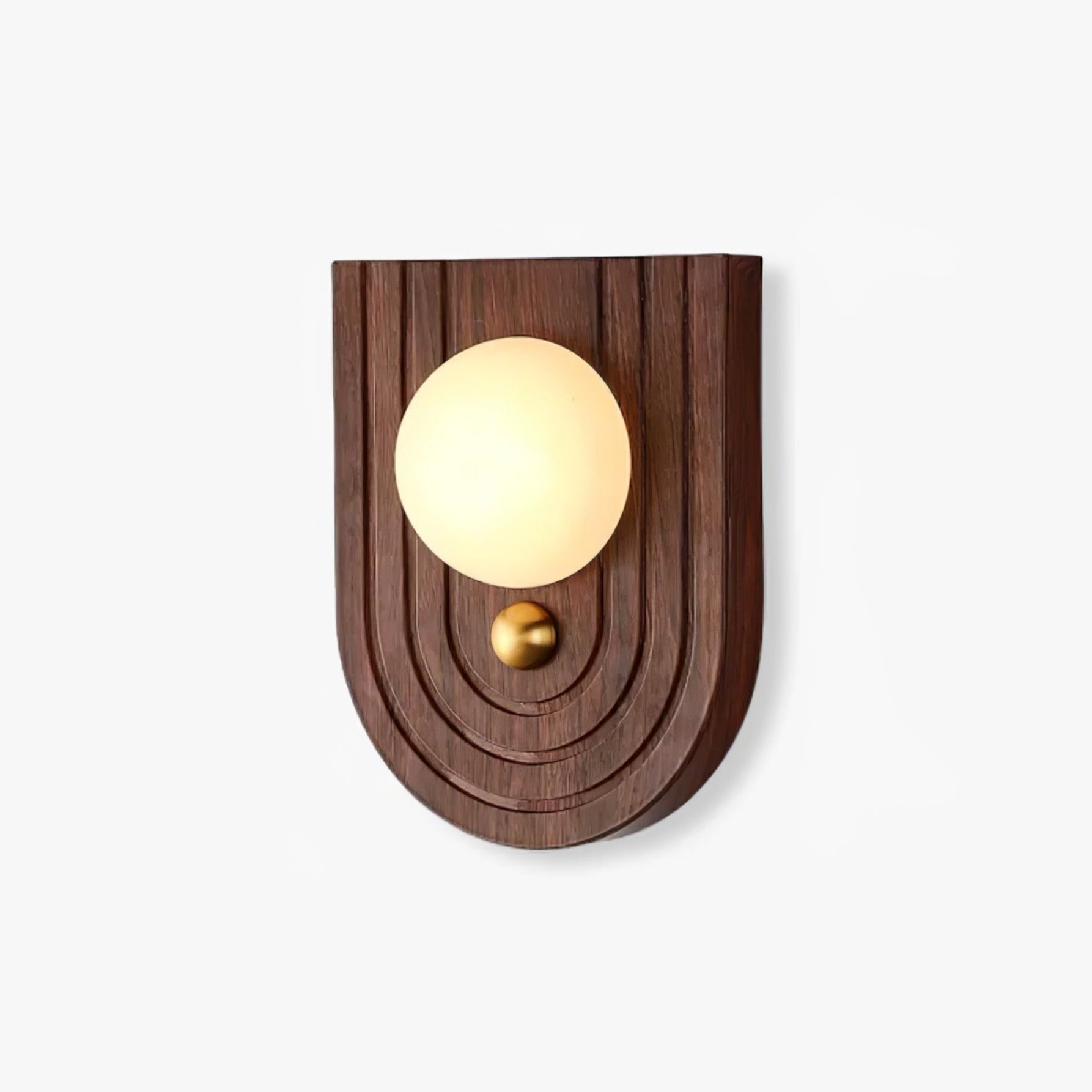 Orlin Alabaster Wood Wall Sconce