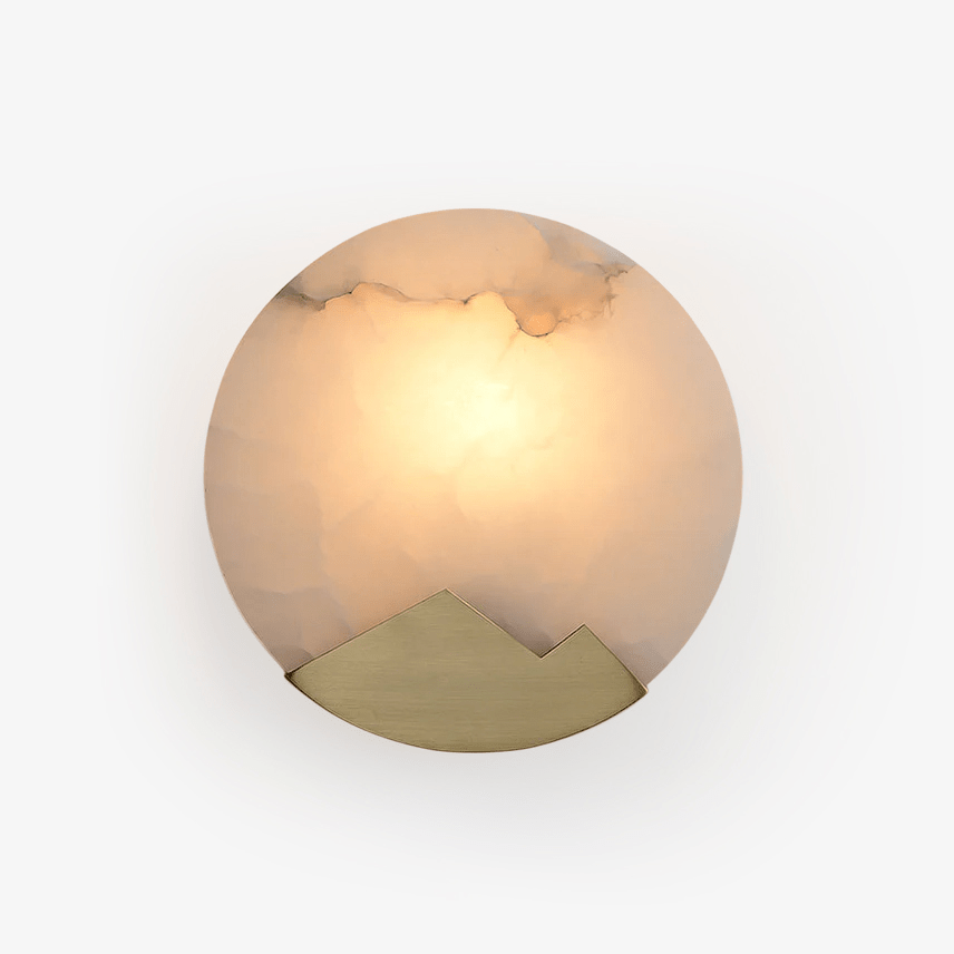 Nova Mountain Shaped Alabaster Wall Light