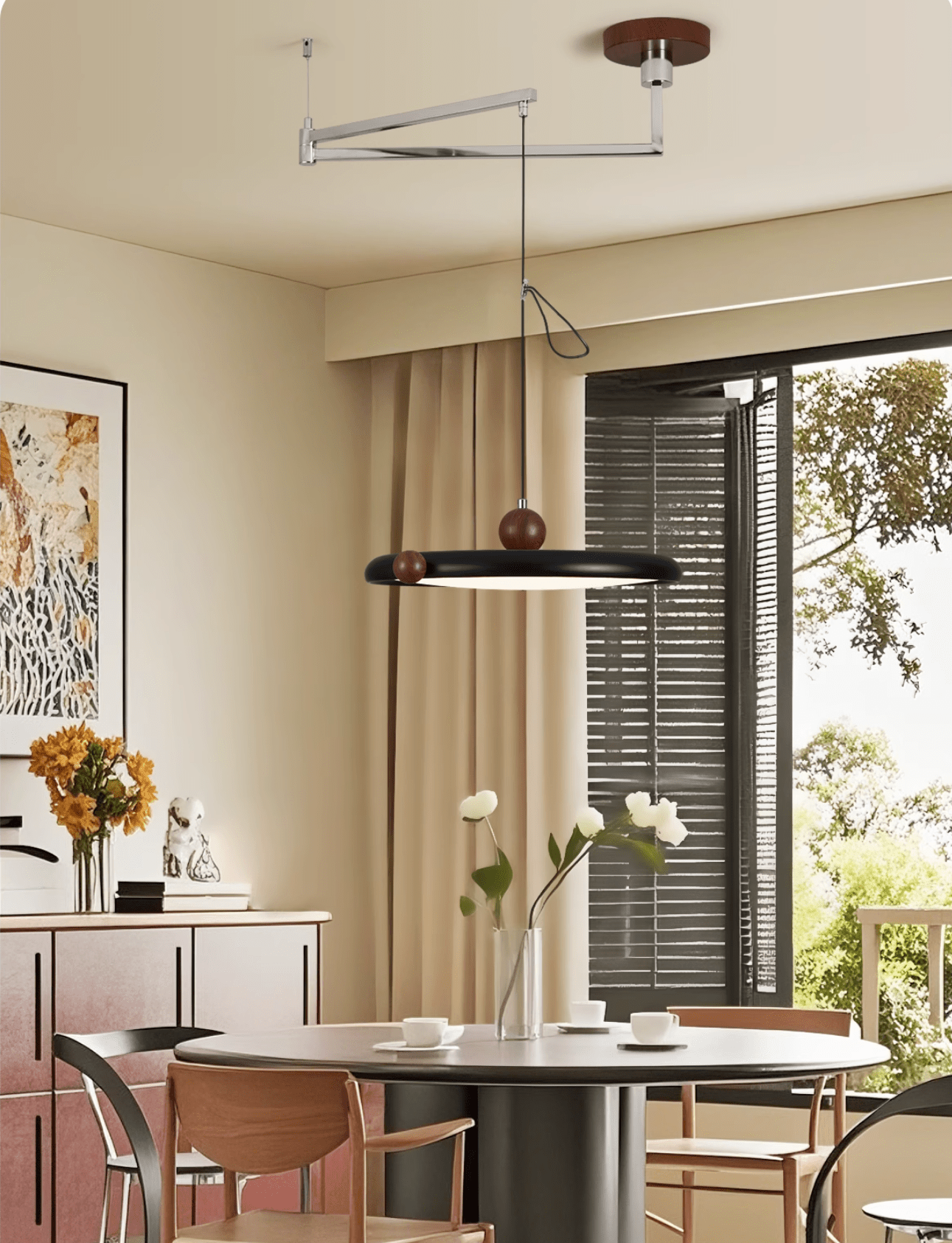 Orbit Line Swing Arm Pendant Lamp - Letslighting