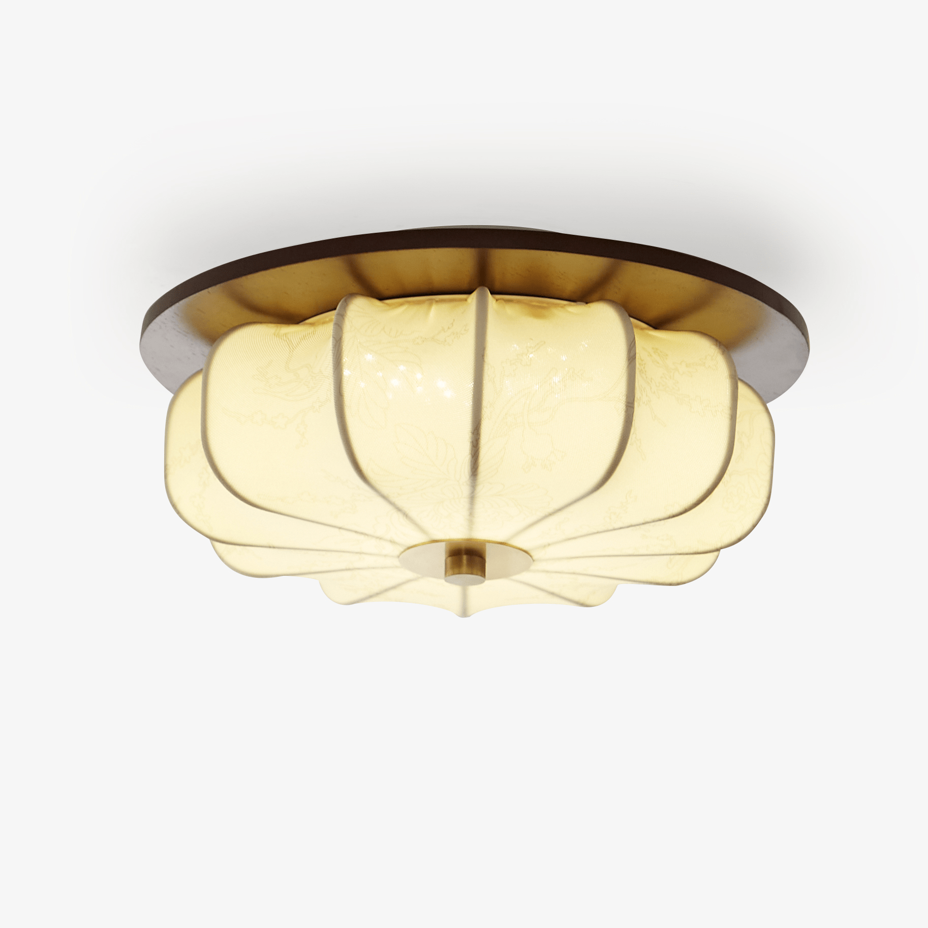 Elowen Fabric Ceiling Light - Letslighting