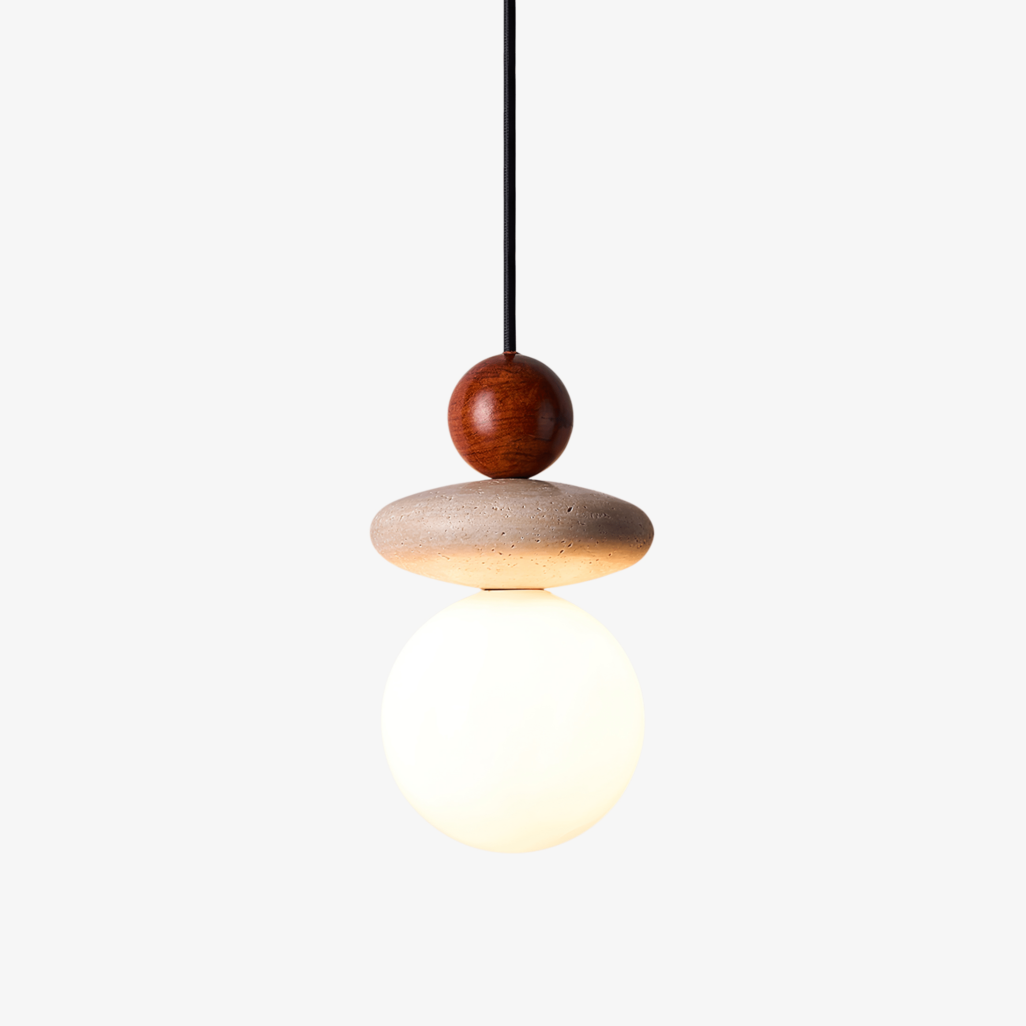 Lumi Travertine Pendant Light - Letslighting