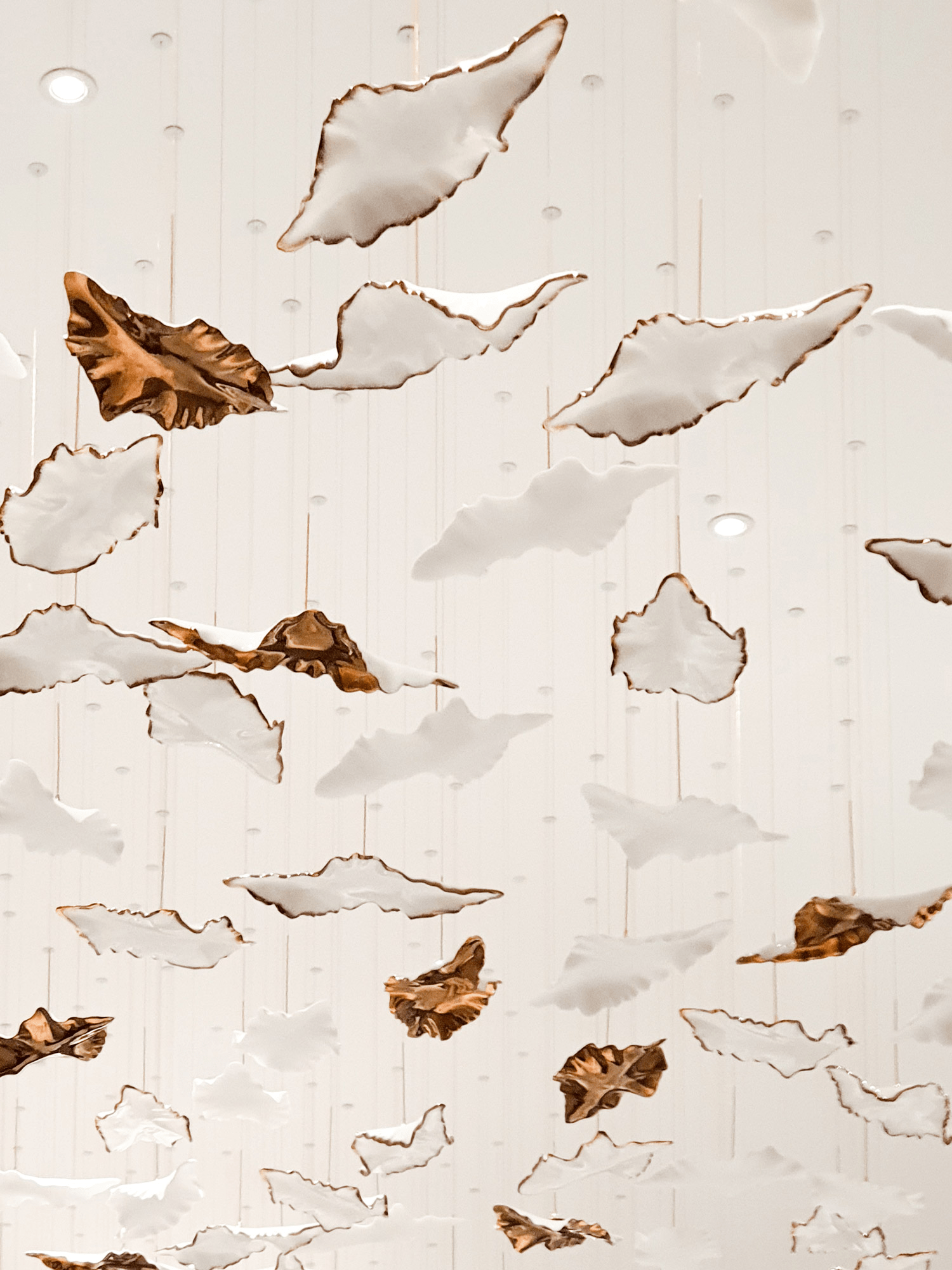 Leaf Twisted Sculptural Customize Chandelier - Letslighting