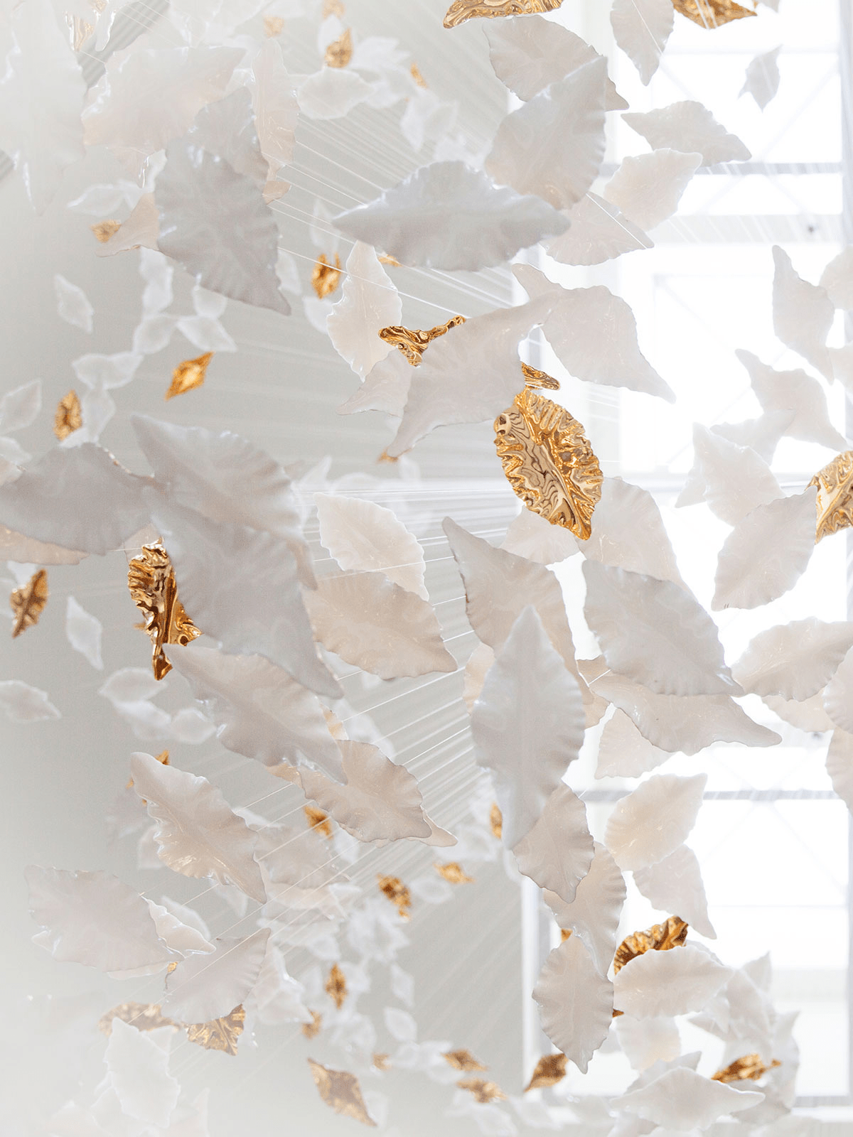 Leaf Twisted Sculptural Customize Chandelier - Letslighting
