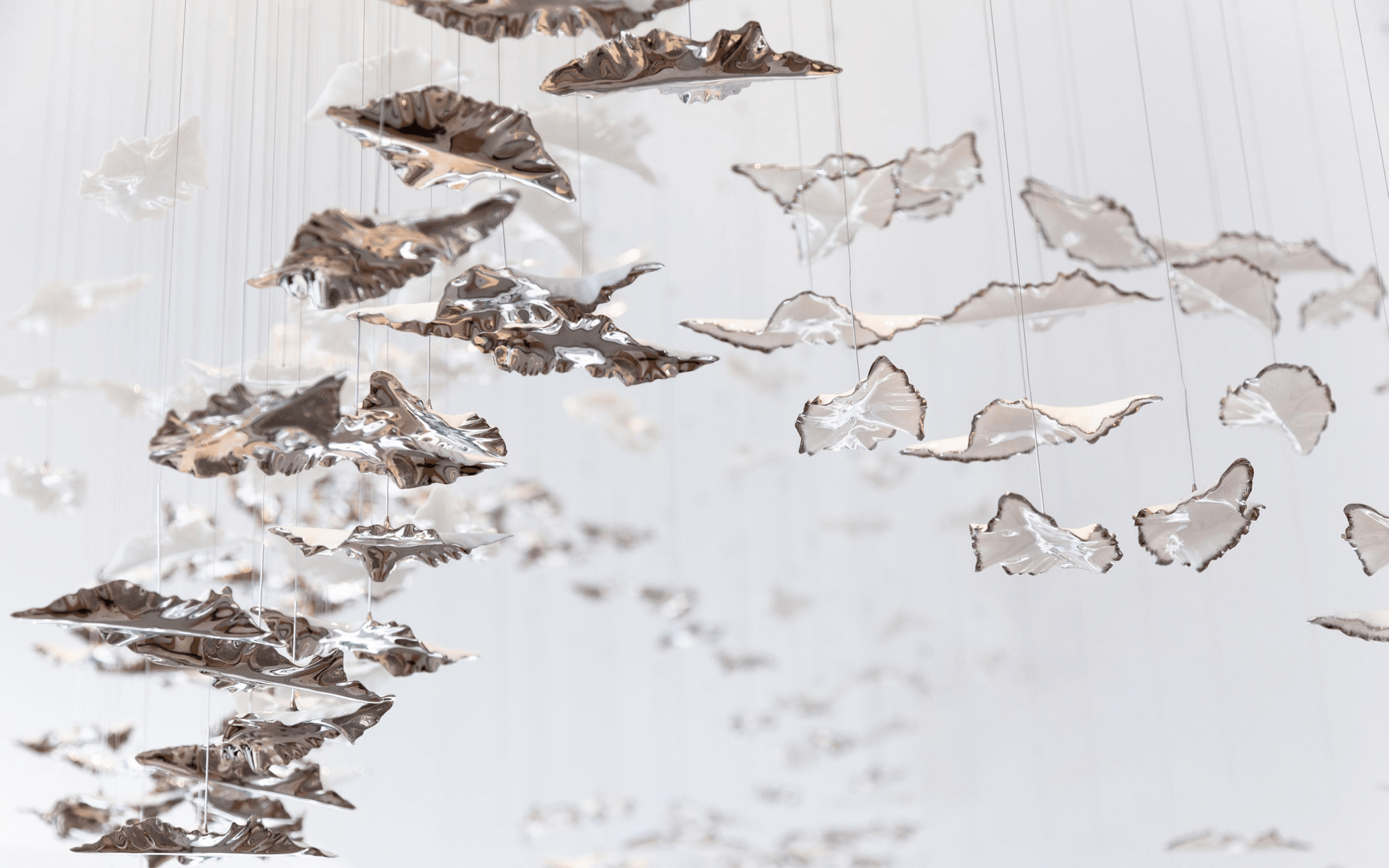 Leaf Twisted Sculptural Customize Chandelier - Letslighting
