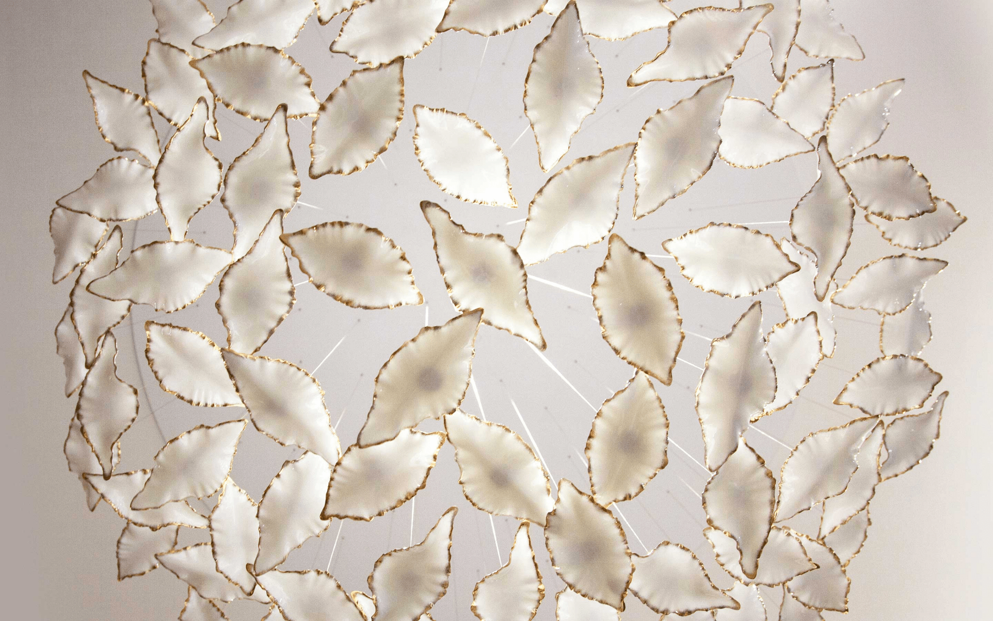 Leaf Twisted Sculptural Customize Chandelier - Letslighting