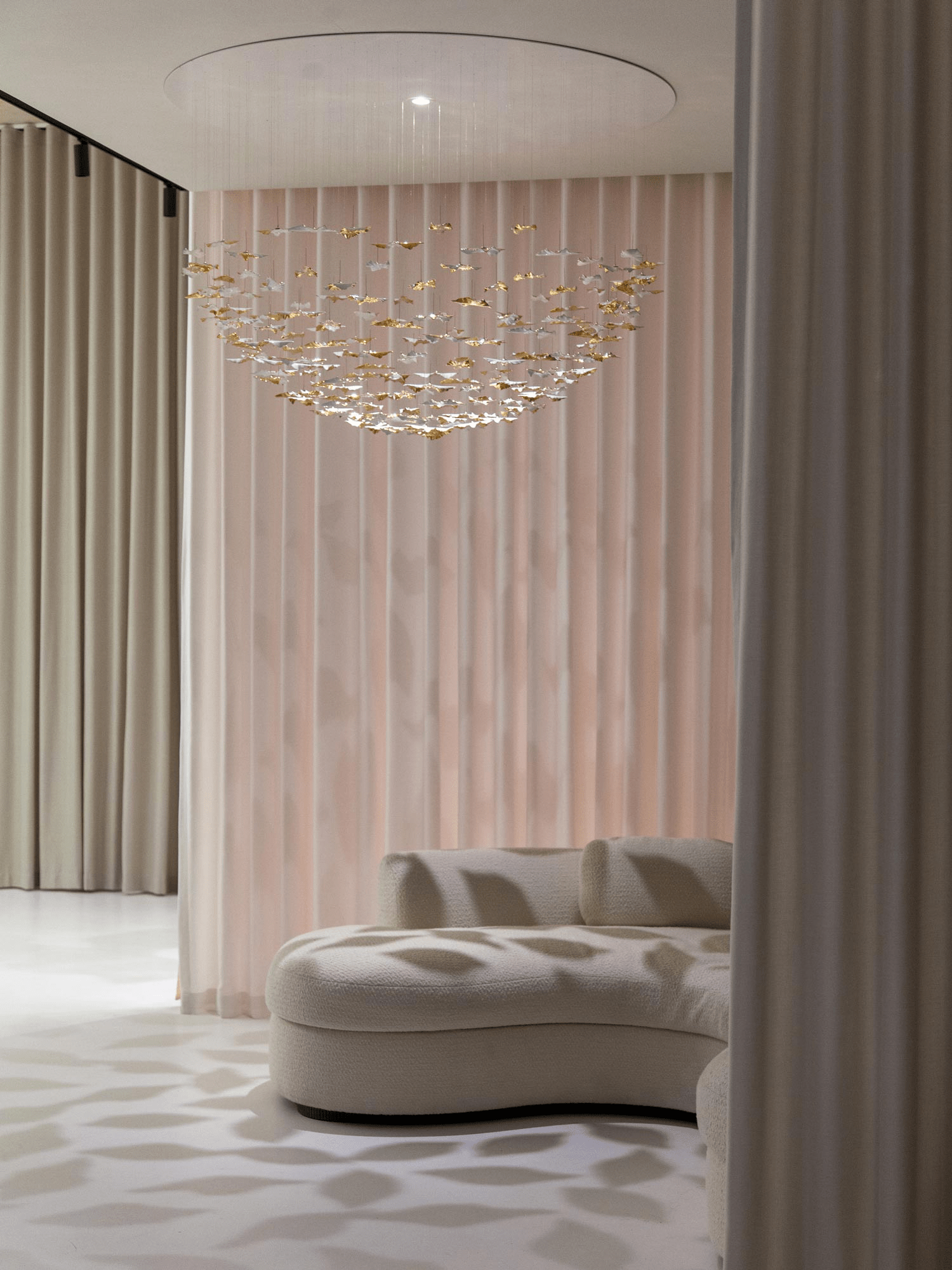Leaf Twisted Sculptural Customize Chandelier - Letslighting